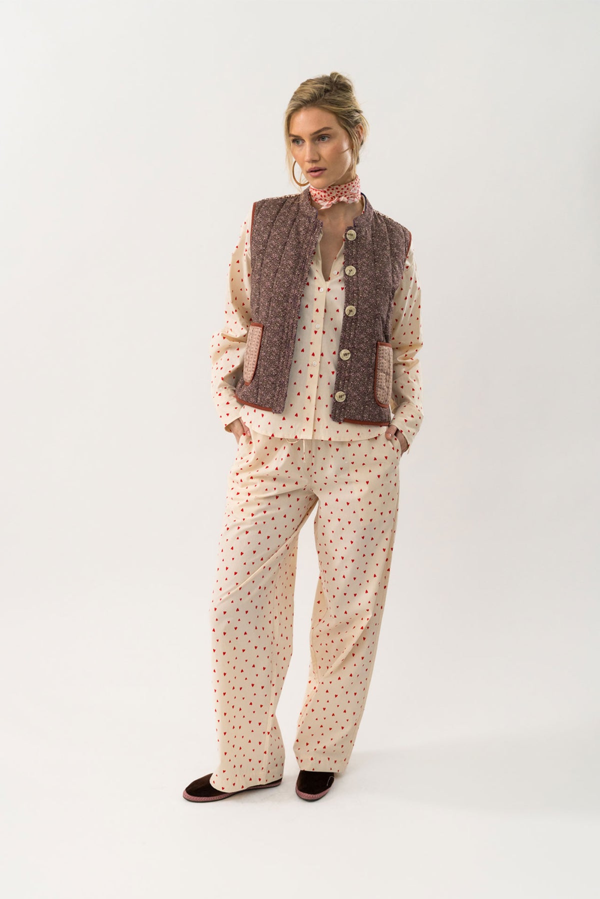 Lollys Laundry CairoLL Vest Vest Blomsterprint