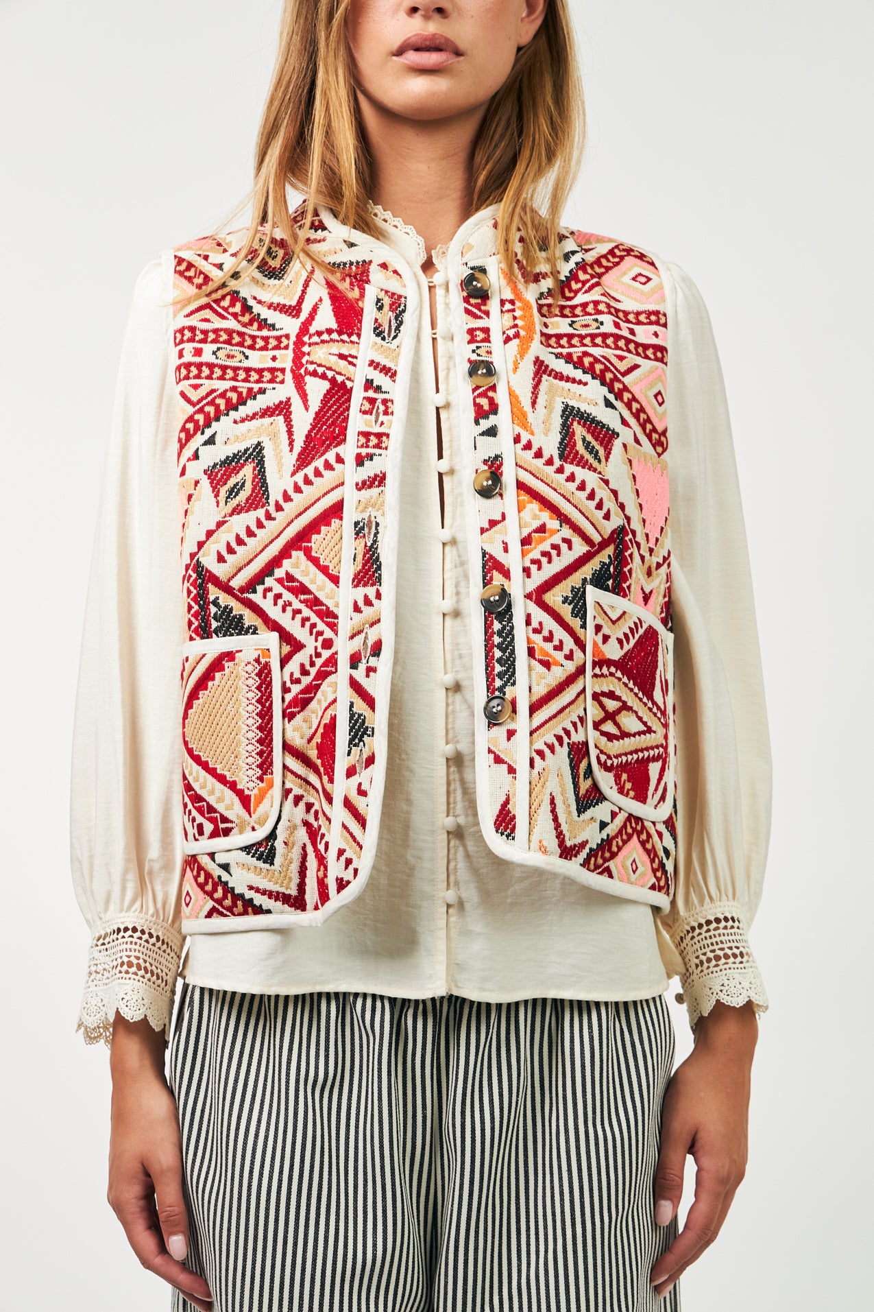 Lollys Laundry CairoLL Vest Vest 30 30 Red