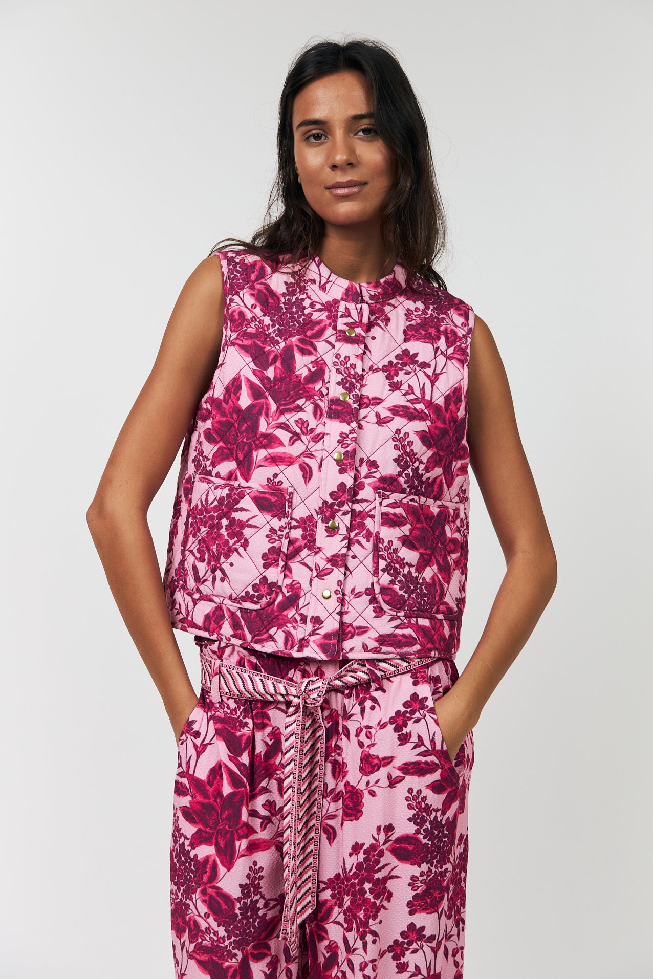 Lollys Laundry CairoLL Vest Vest 51 Pink