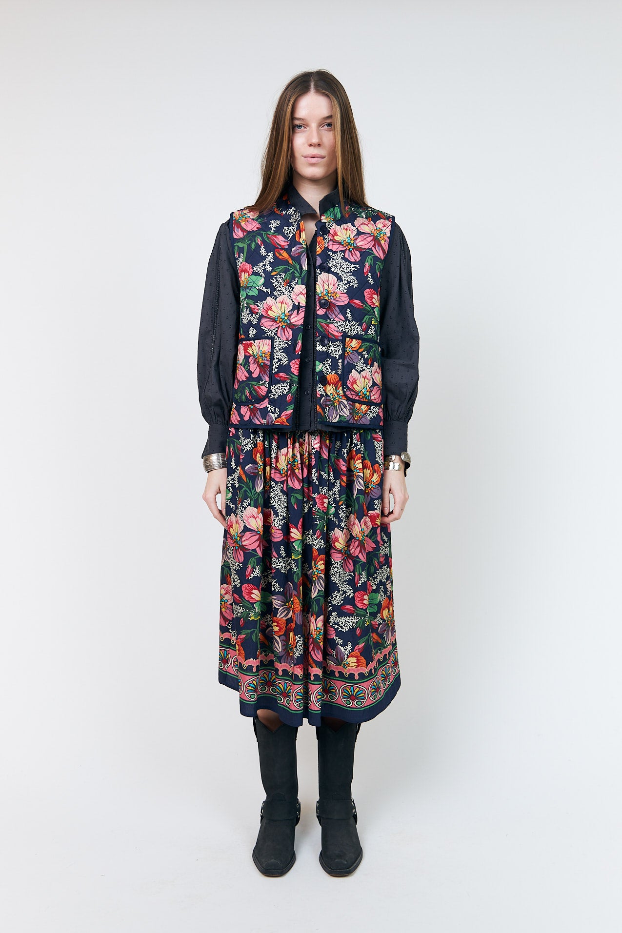 Lollys Laundry CairoLL Vest Vest Blomsterprint