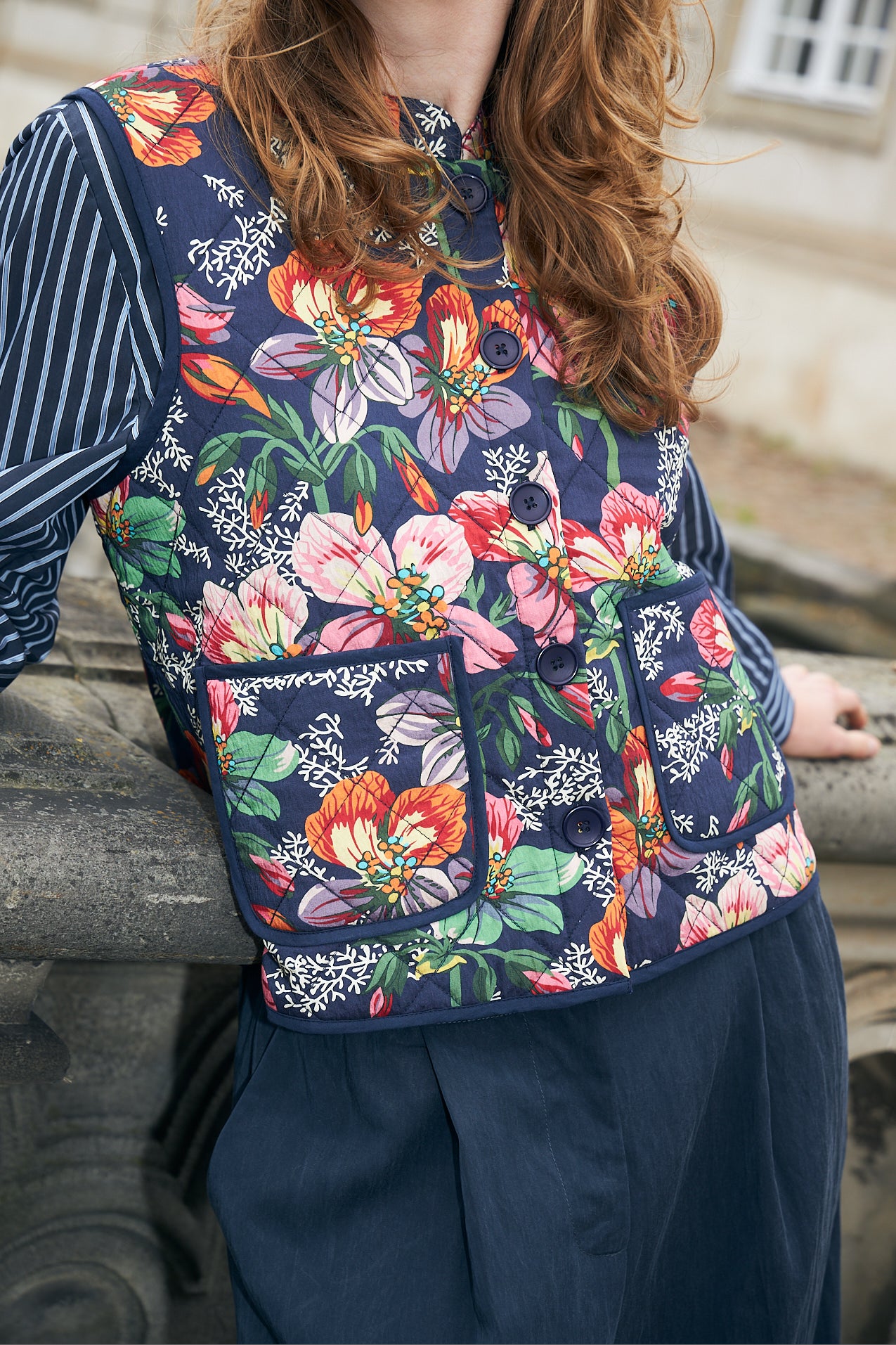 Lollys Laundry CairoLL Vest Vest Blomsterprint