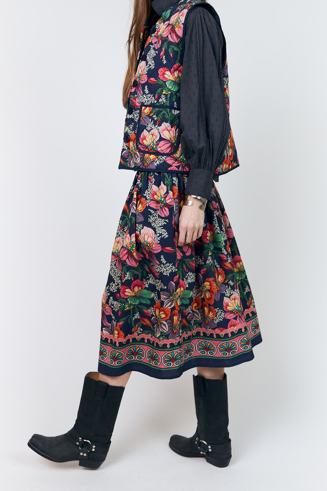 Lollys Laundry CairoLL Vest Vest Blomsterprint