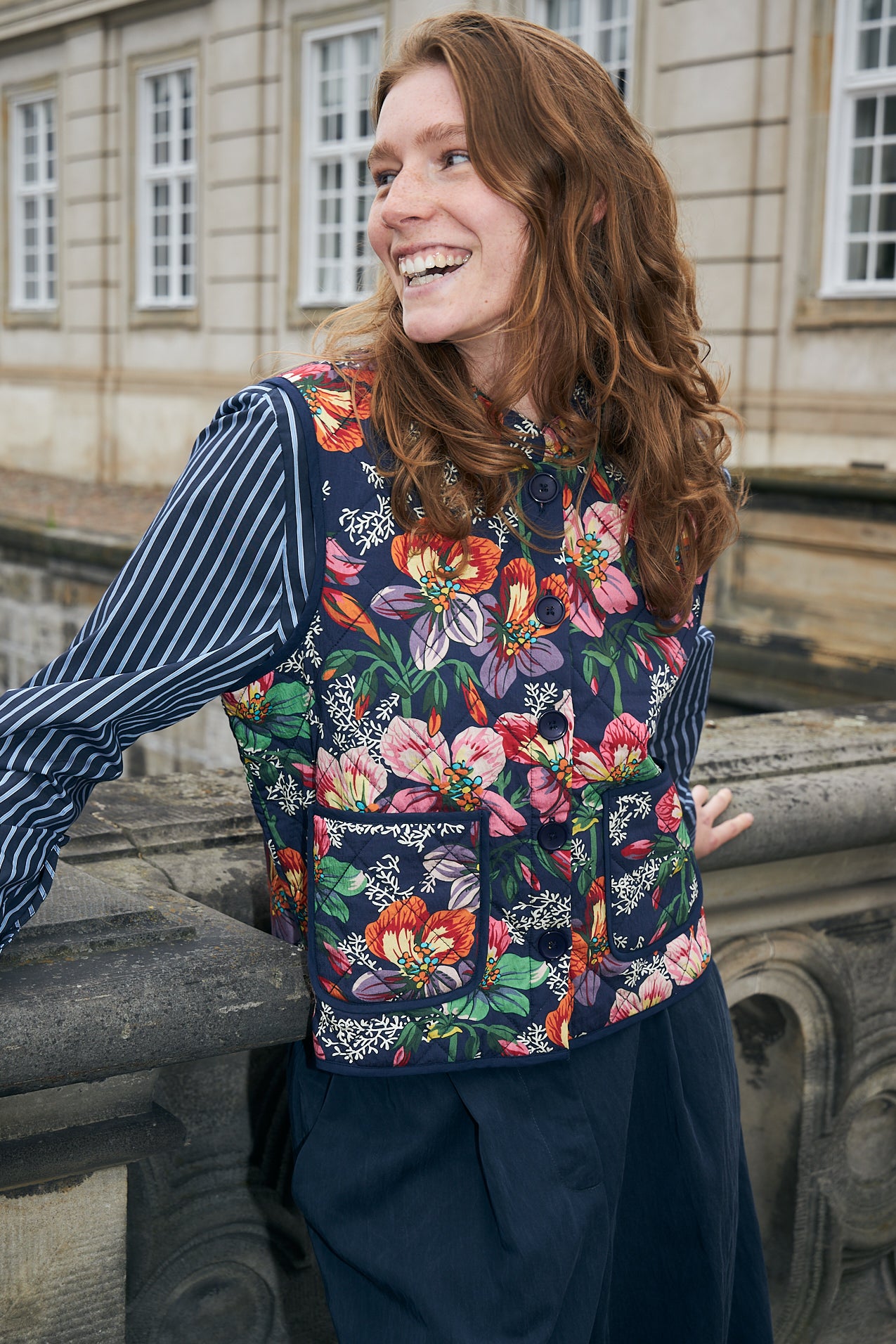 Lollys Laundry CairoLL Vest Vest Blomsterprint