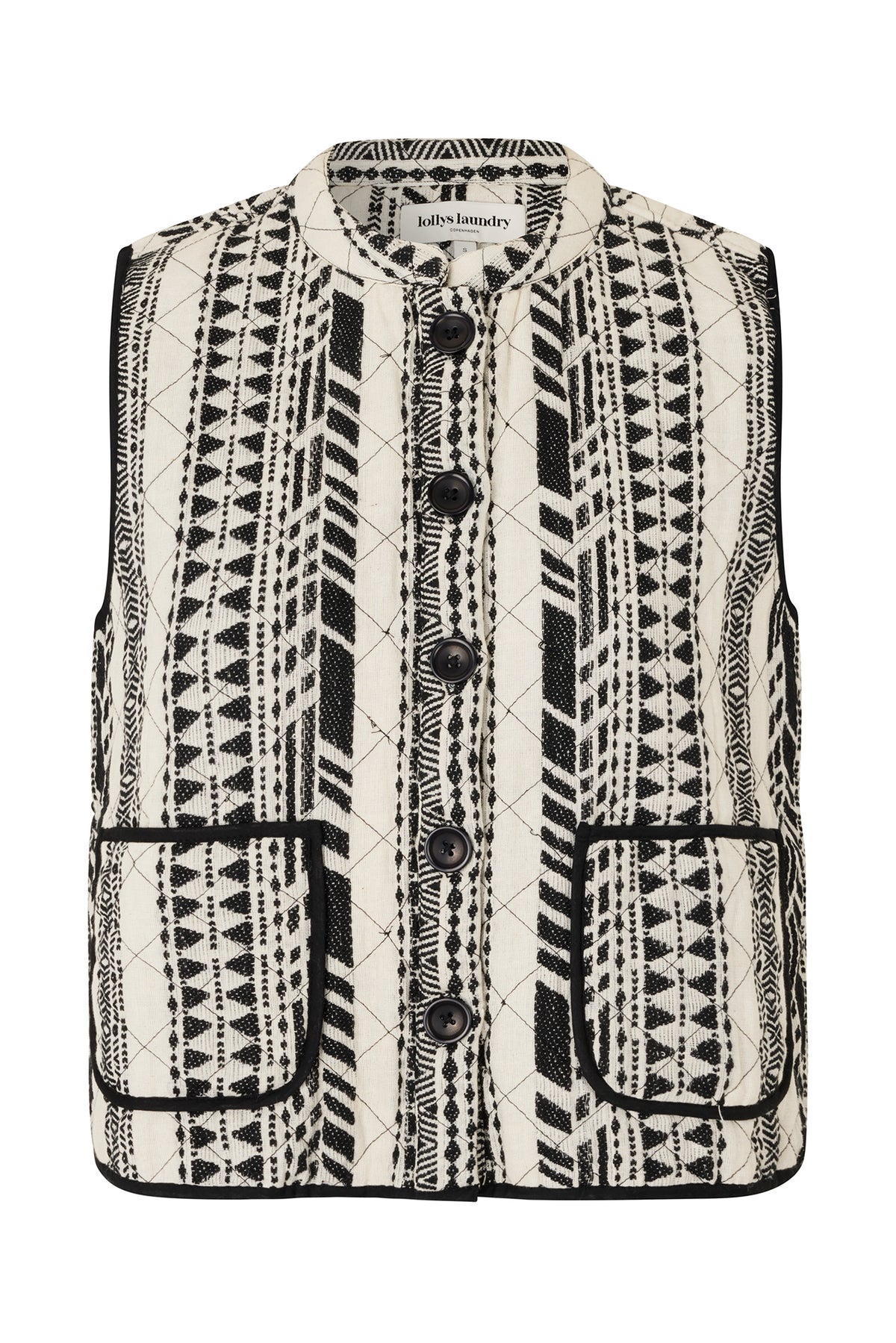 Lollys Laundry CairoLL Vest SL Vest Creme