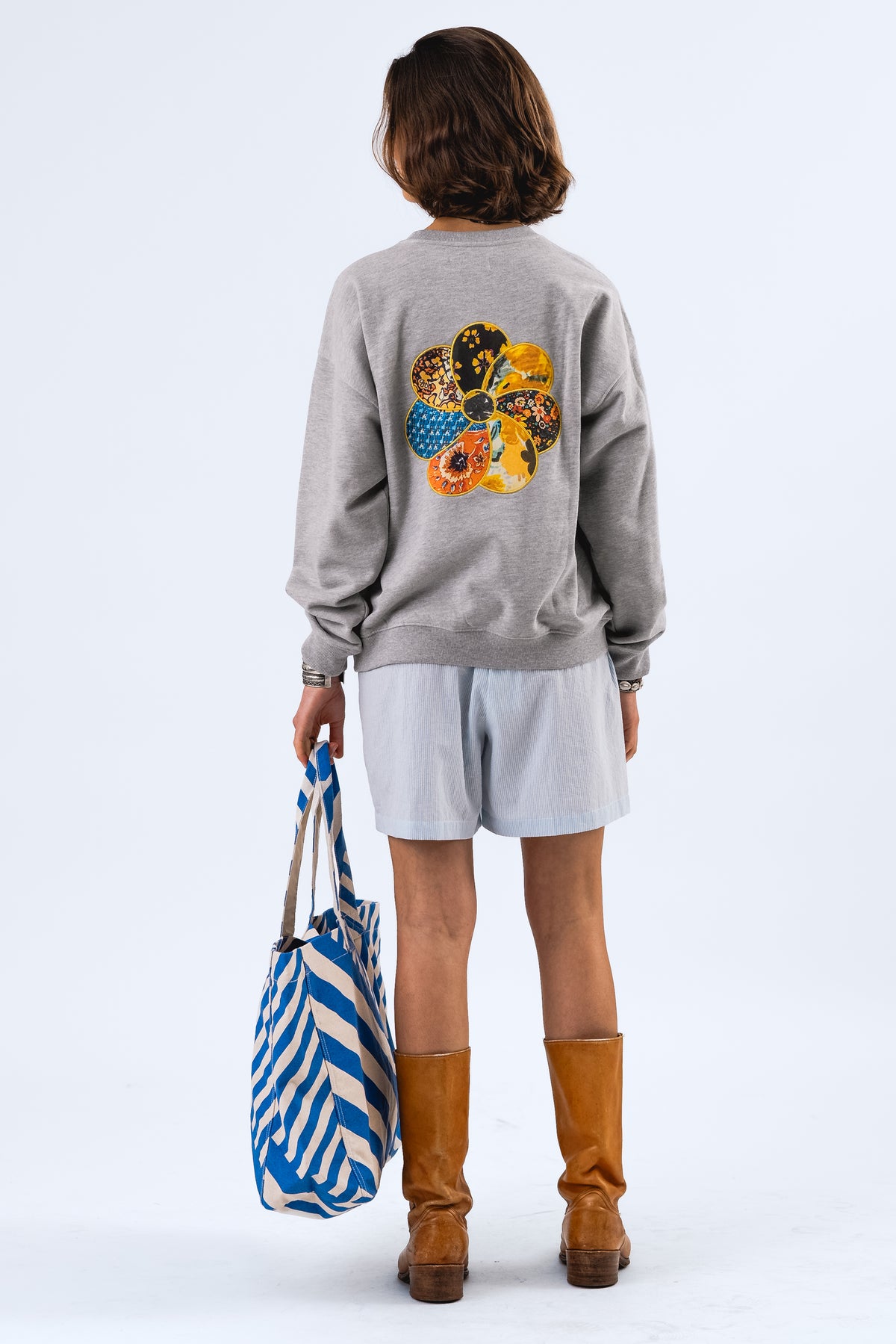 Lollys Laundry CaliforniaLL Sweatshirt Sweatshirt Lysegrå Melange