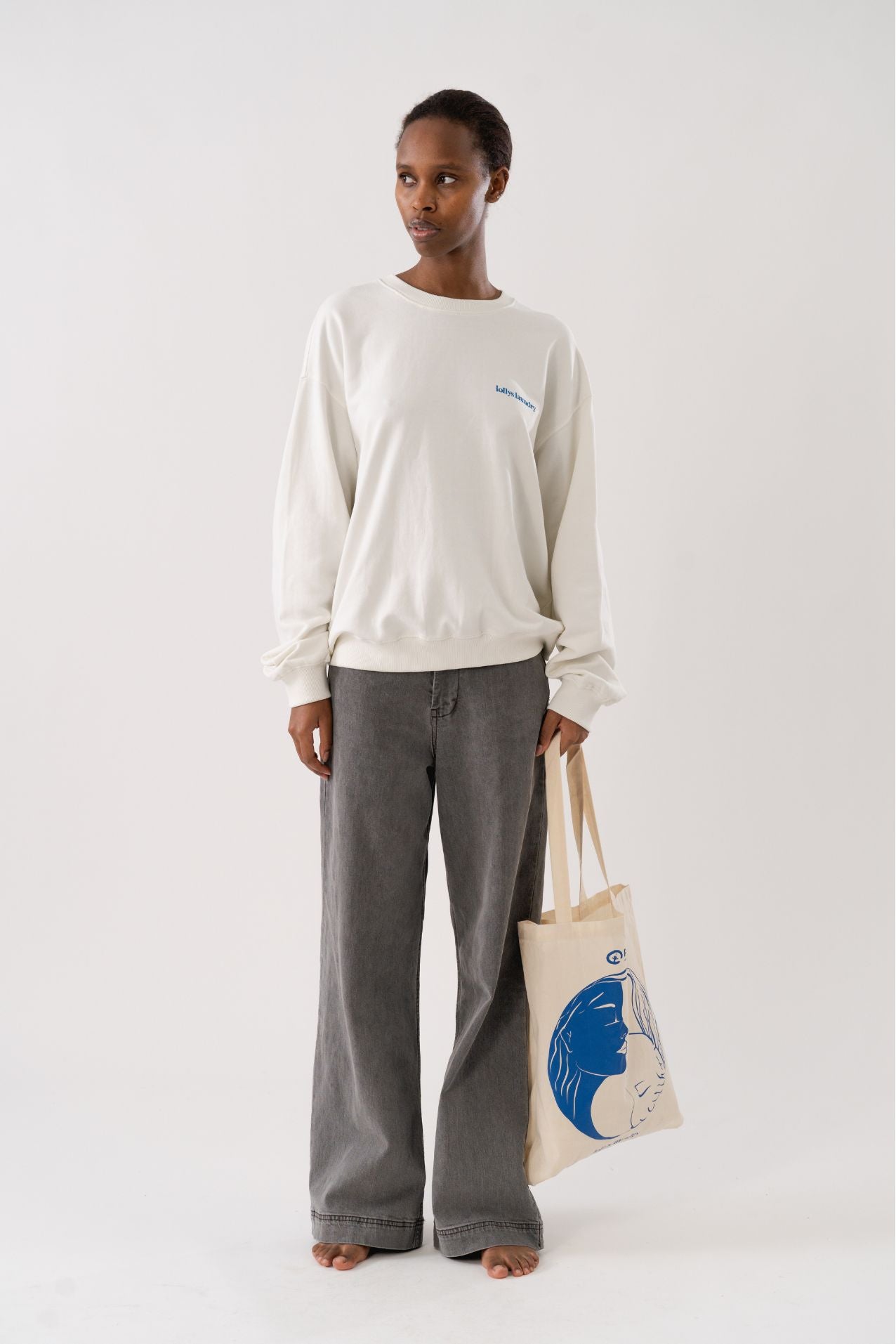 Lollys Laundry California PlanBørnefonden Sweat Sweatshirt 02 Creme