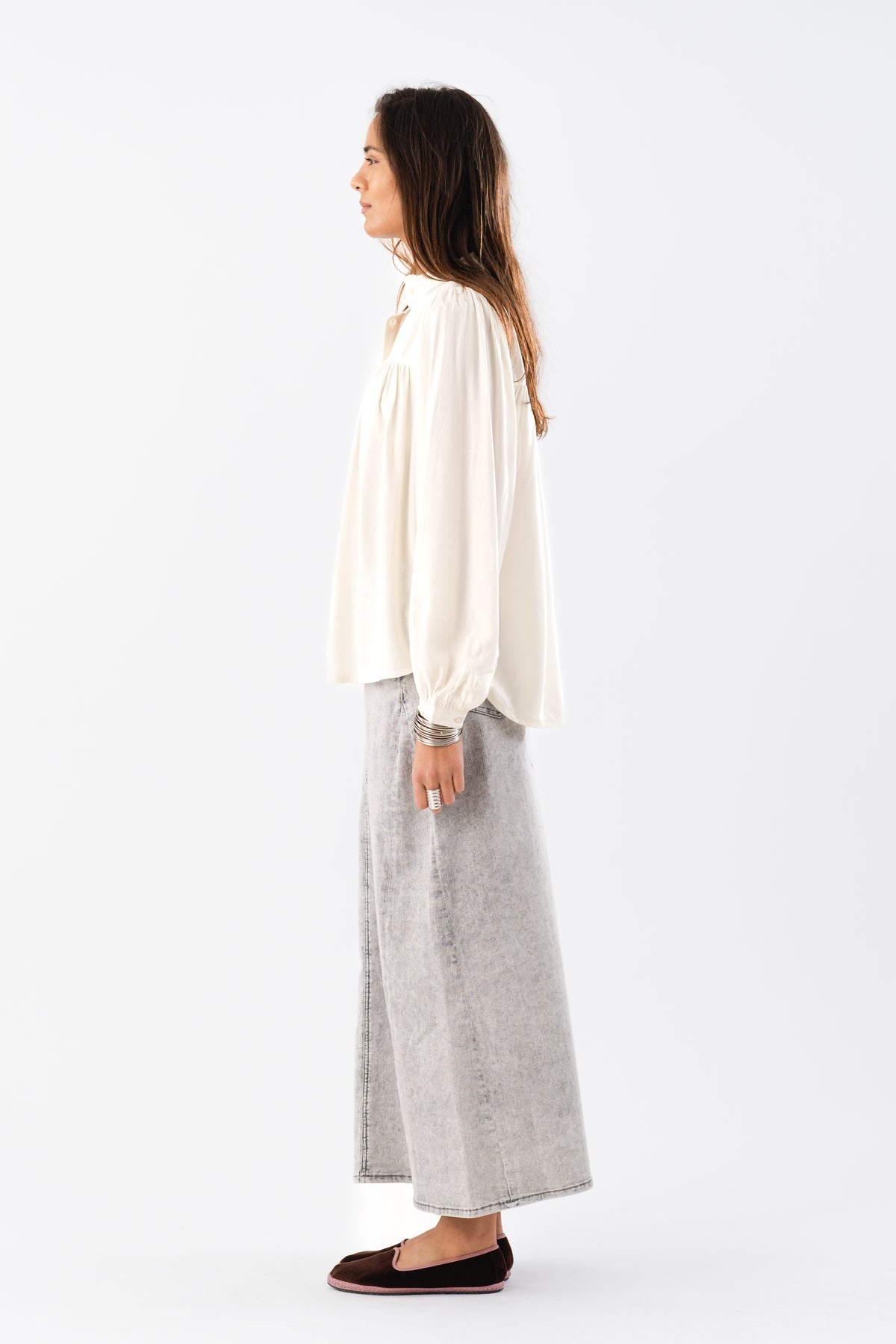 Lollys Laundry CaraLL Shirt LS Shirt Creme