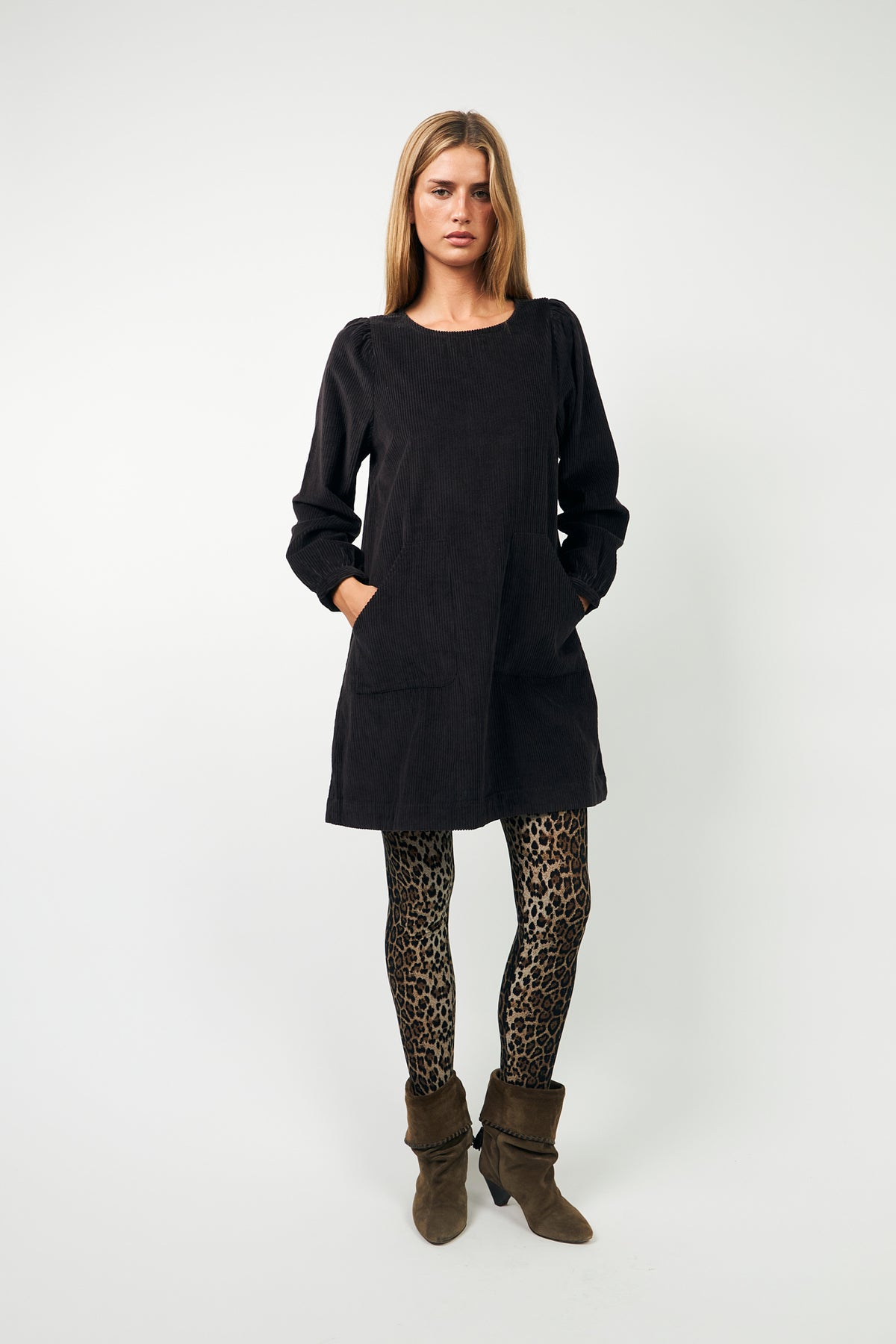 Lollys Laundry CarlaLL Kort Kjole Dress Mørkebrun