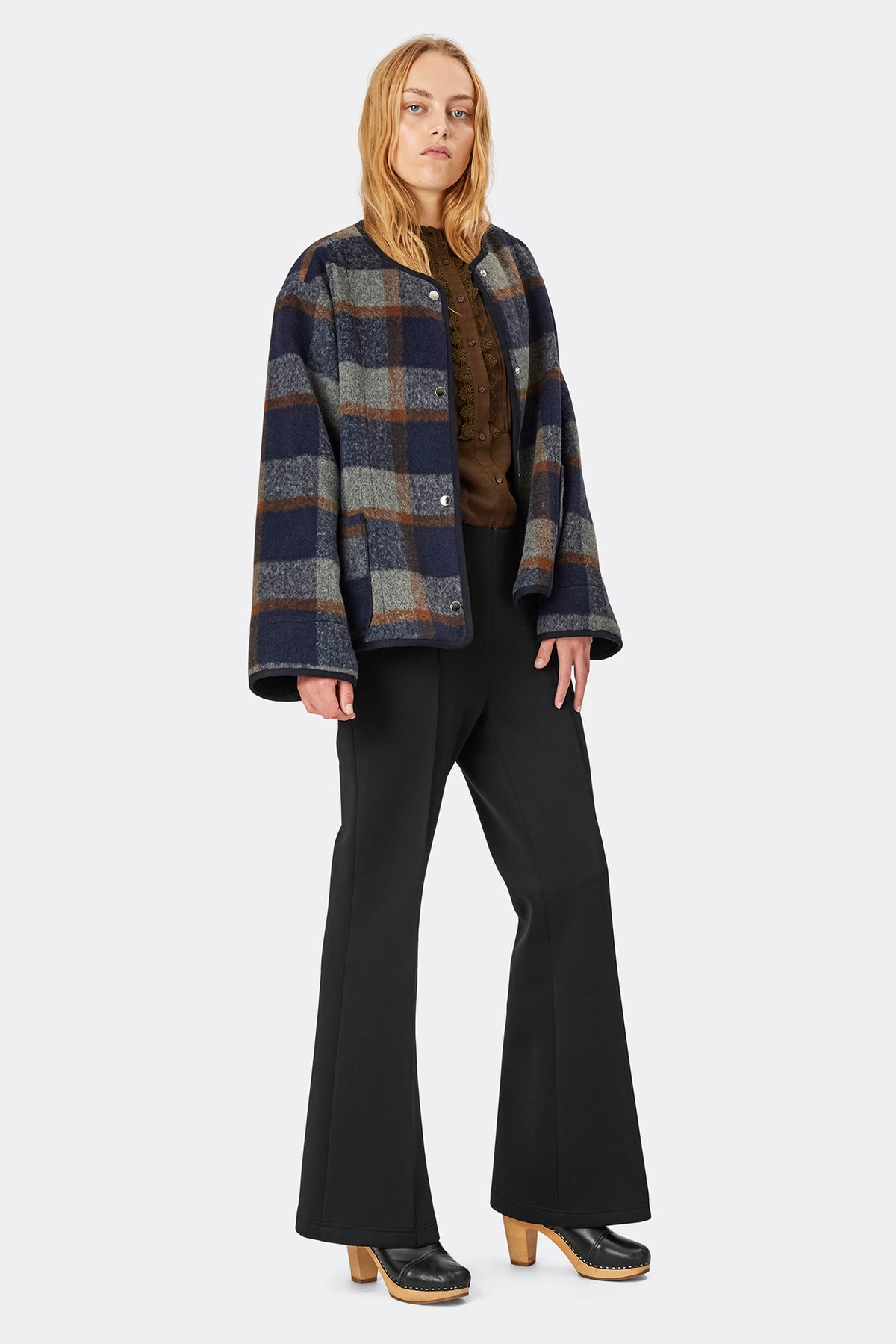 CaseyLL Flared Pants - Sort