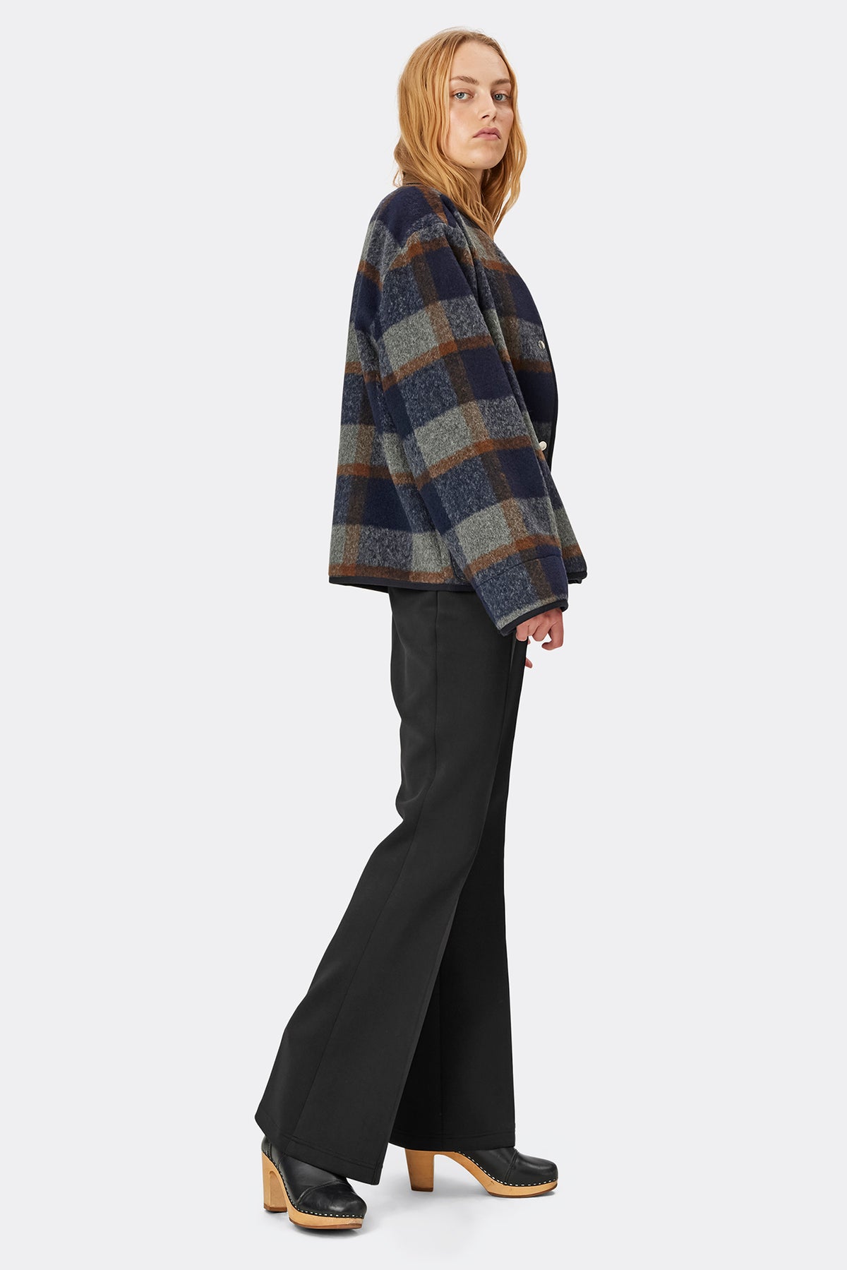 CaseyLL Flared Pants - Sort