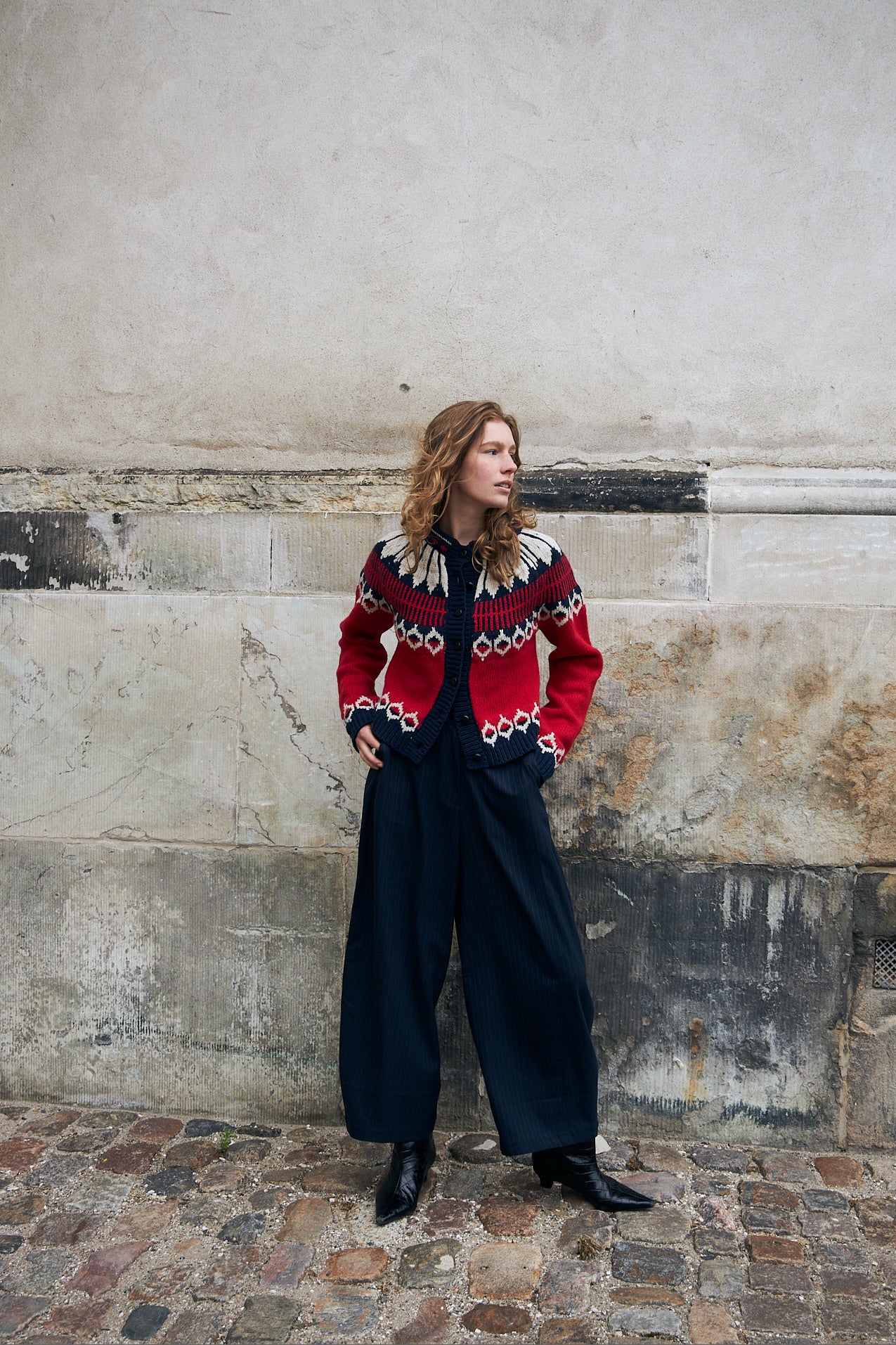Lollys Laundry ClareLL Strik Cardigan Cardigan Rød