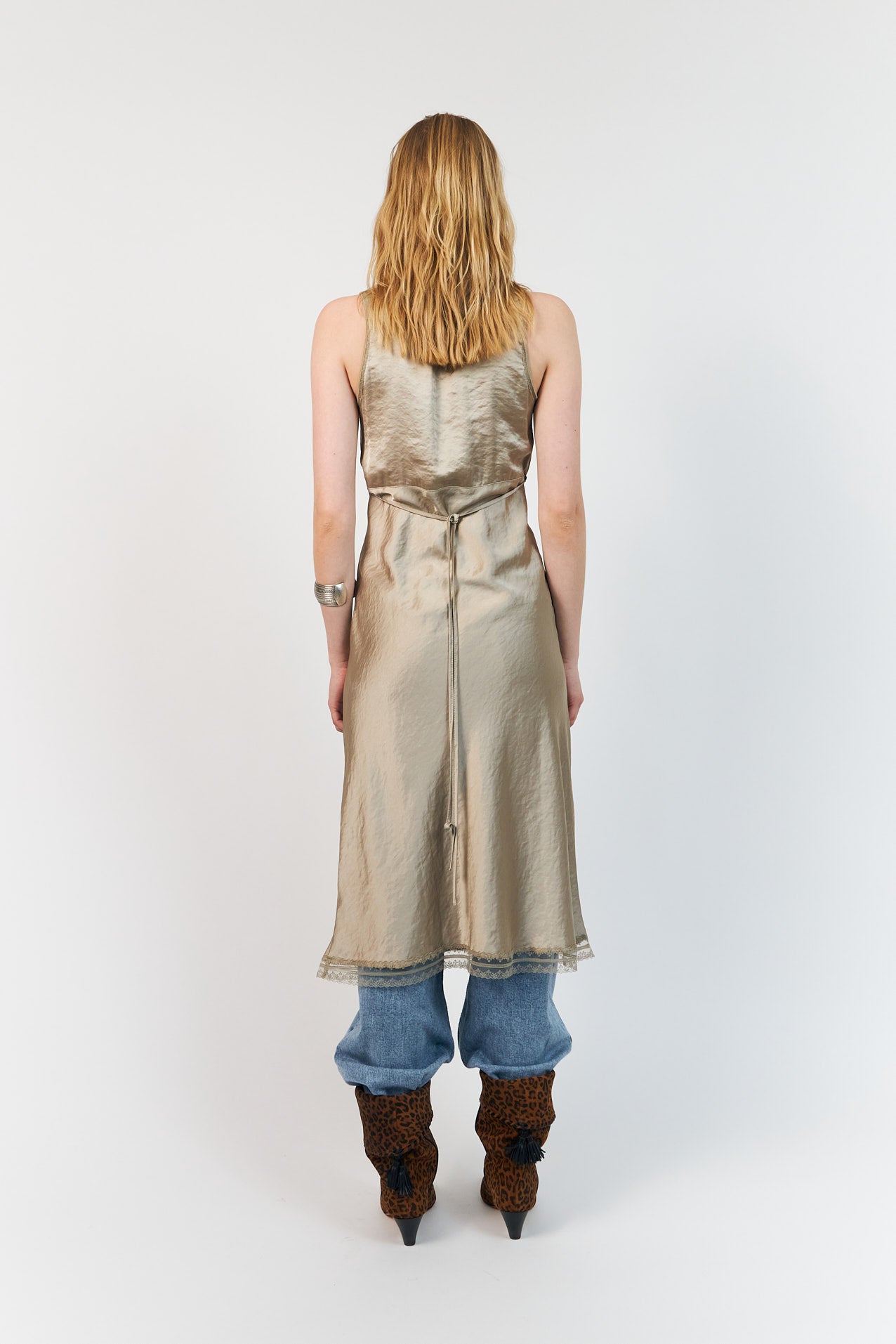 Lollys Laundry ClariLL Midi Kjole Dress 08 Beige