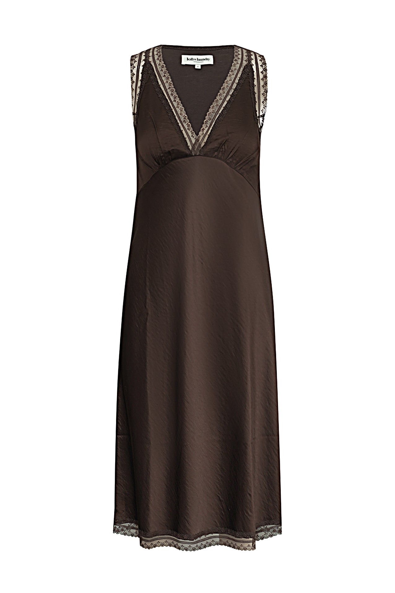 Lollys Laundry ClariLL Midi Kjole Dress Mørkebrun