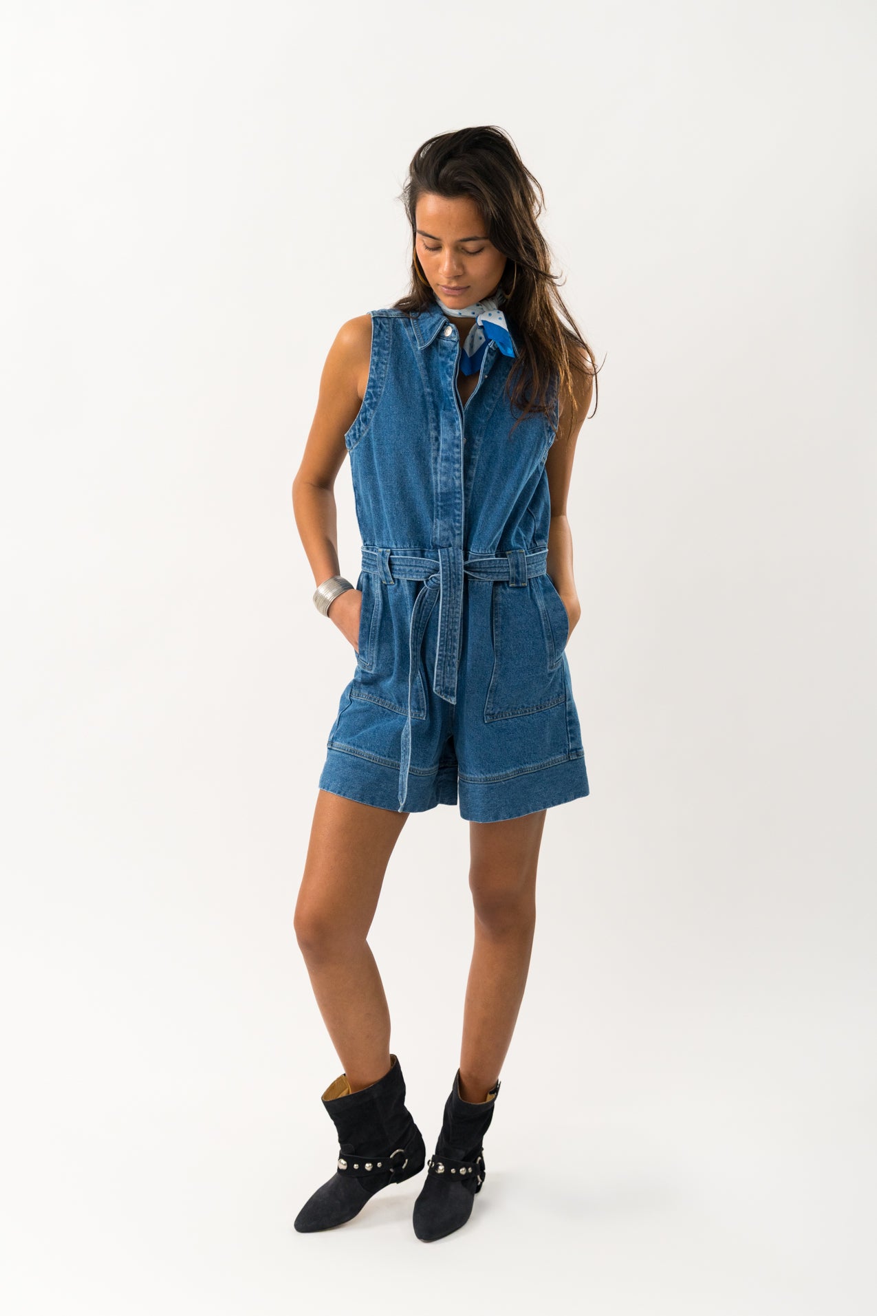 Lollys Laundry CoraLL Jumpsuit SL Jumpsuit 20 Blue