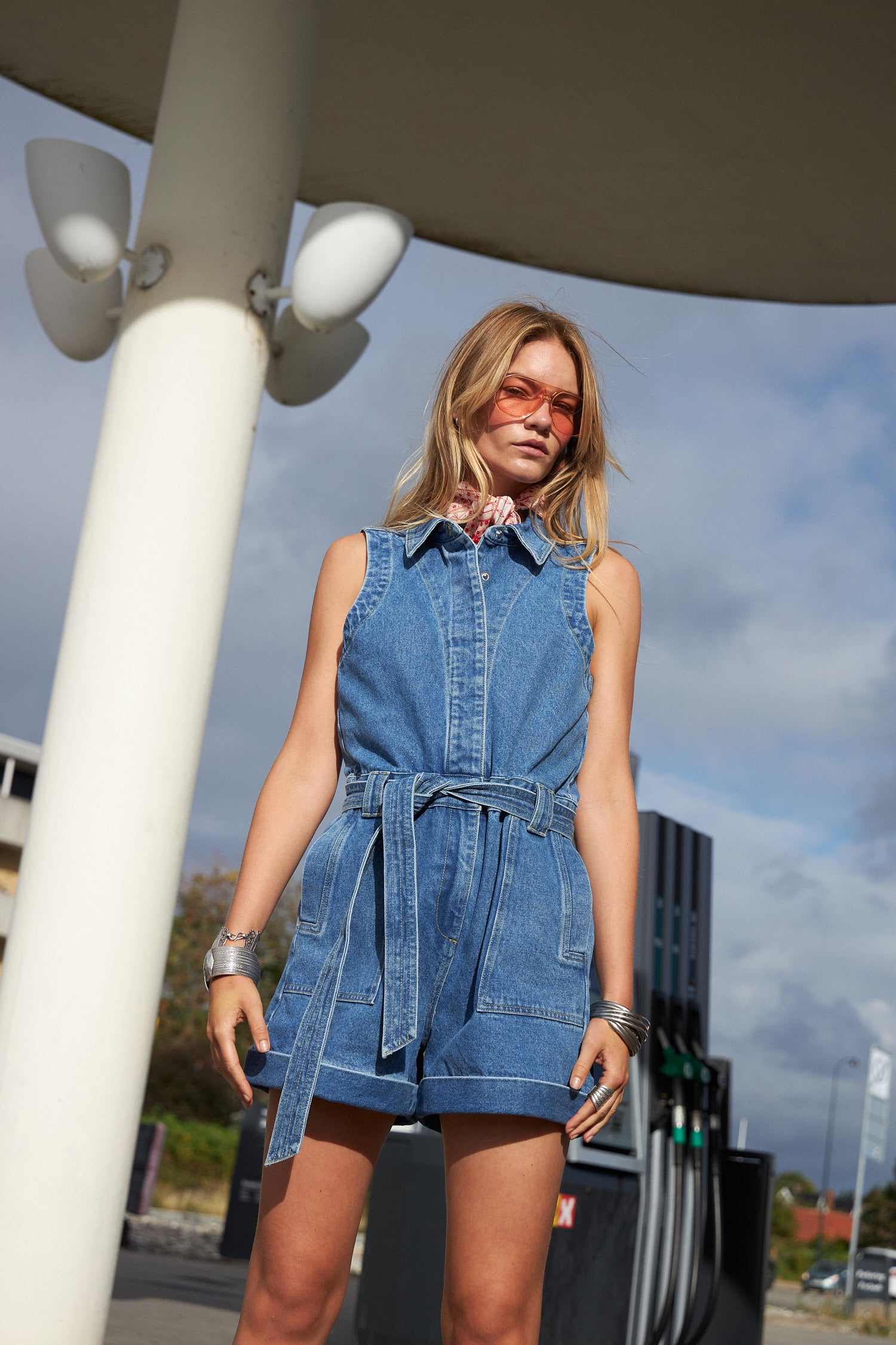 Lollys Laundry CoraLL Jumpsuit SL Jumpsuit 20 Blue