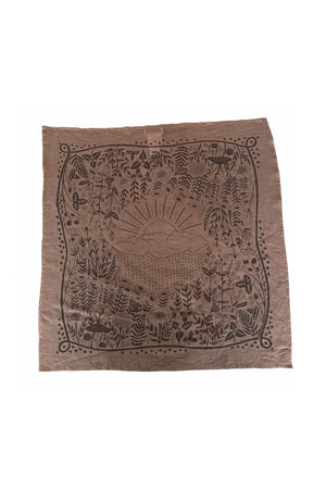 Lollys Laundry DakotaLL Tørklæde Scarf Mørkebrun