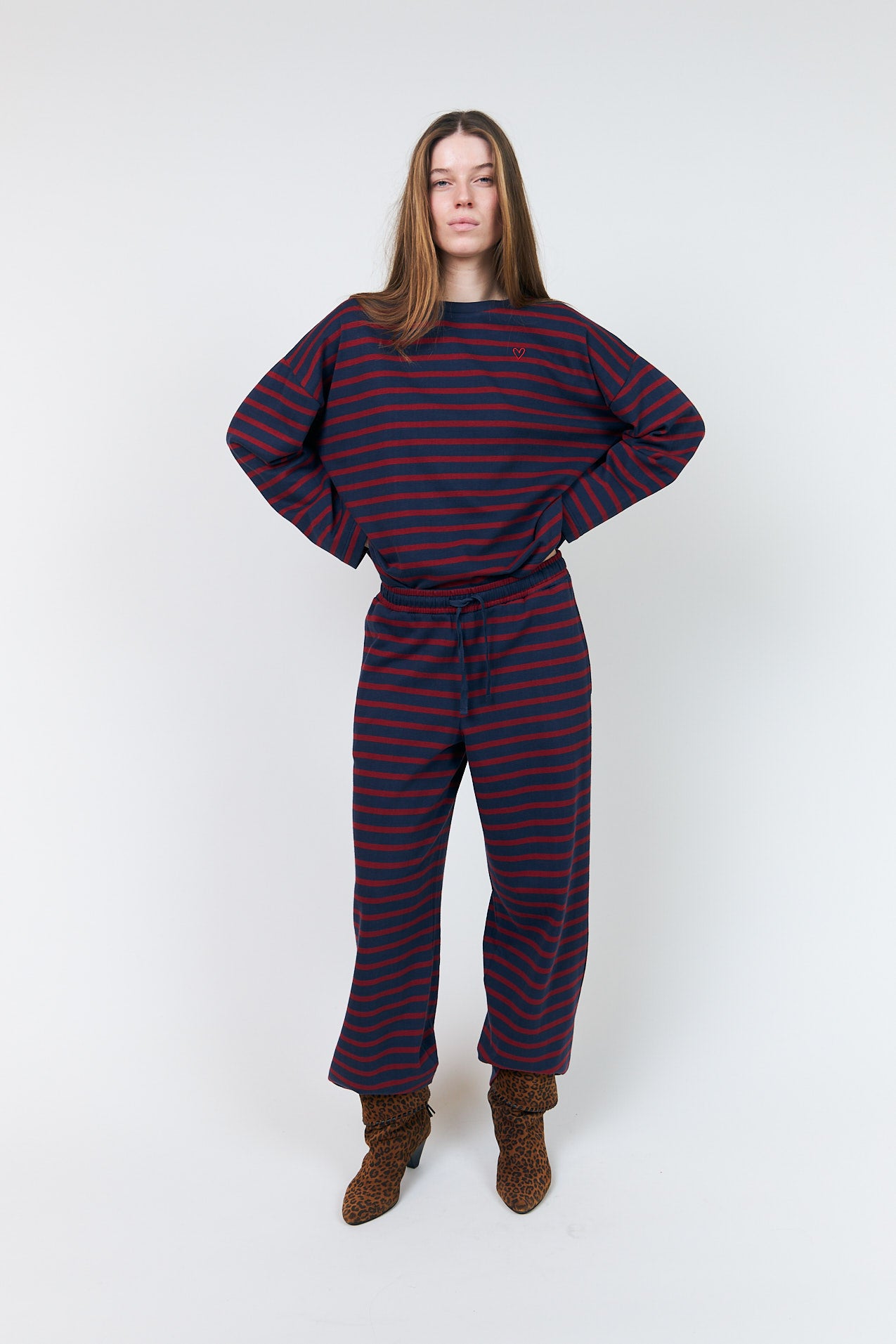 Lollys Laundry DemiLL Sweatshirt Pants Bordeaux
