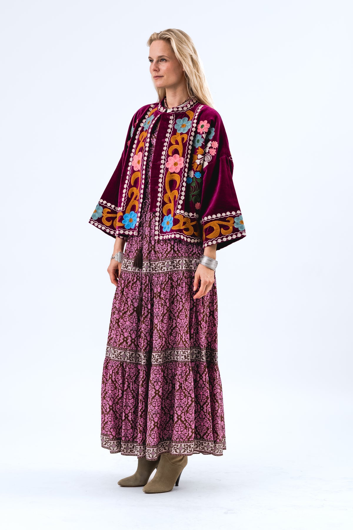 Lollys Laundry DiamondLL Maxi Nederdel Skirt Pink