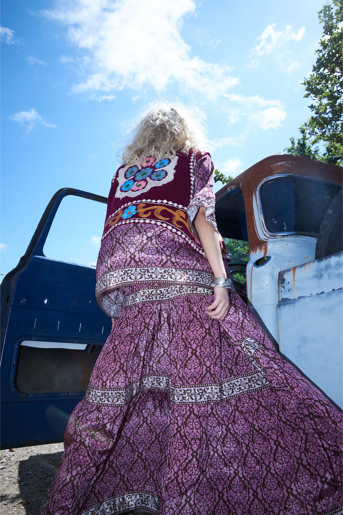 Lollys Laundry DiamondLL Maxi Nederdel Skirt Pink
