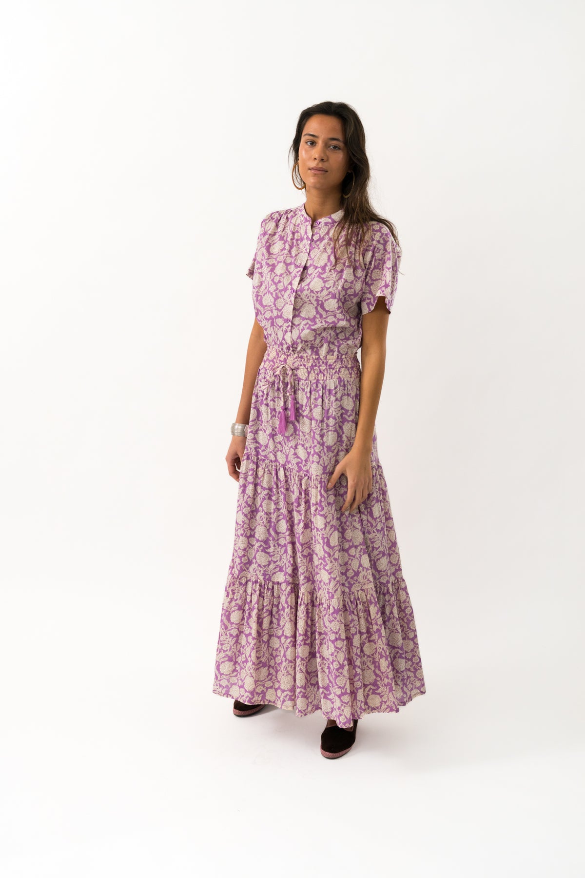 Lollys Laundry DiamondLL Maxi Nederdel Skirt Blomsterprint