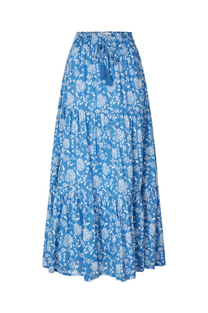 Lollys Laundry DiamondLL Maxi Nederdel Skirt Blå