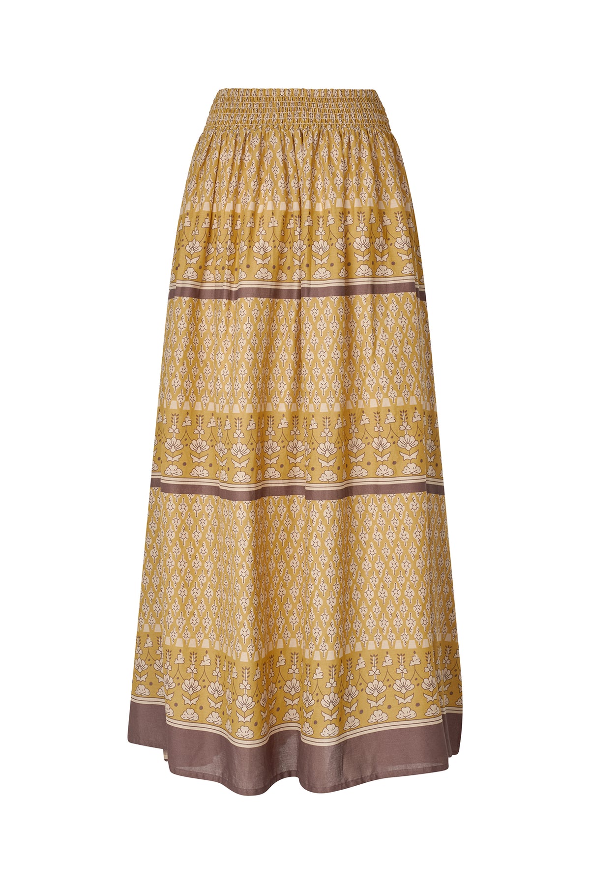 Lollys Laundry DiamondLL Maxi Nederdel Skirt Honninggul