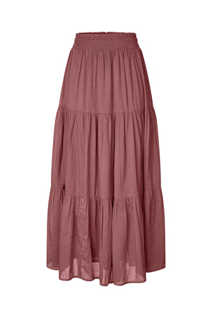 Lollys Laundry DiamondLL Maxi Nederdel Skirt Bordeaux