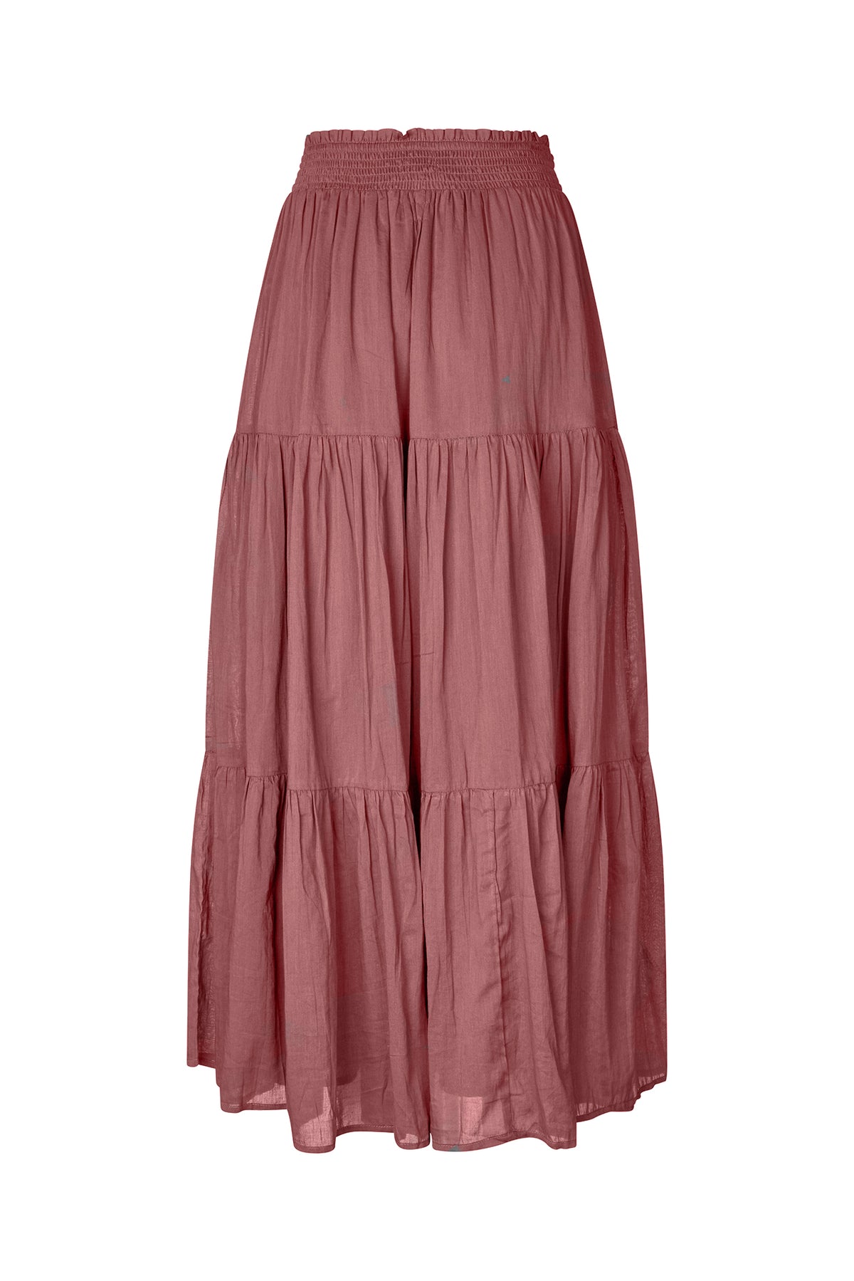 Lollys Laundry DiamondLL Maxi Nederdel Skirt Bordeaux