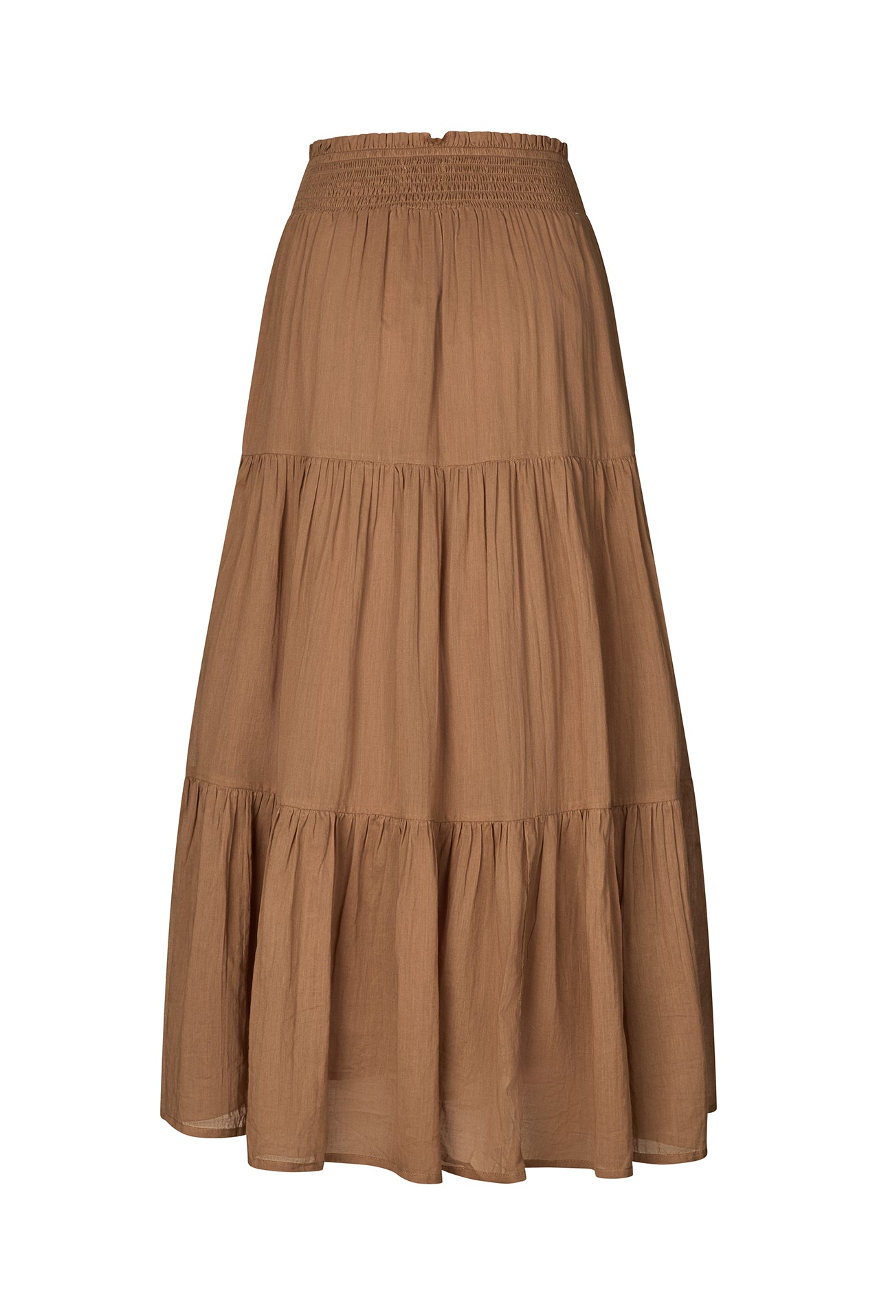Lollys Laundry DiamondLL Maxi Nederdel Skirt Camelbrun