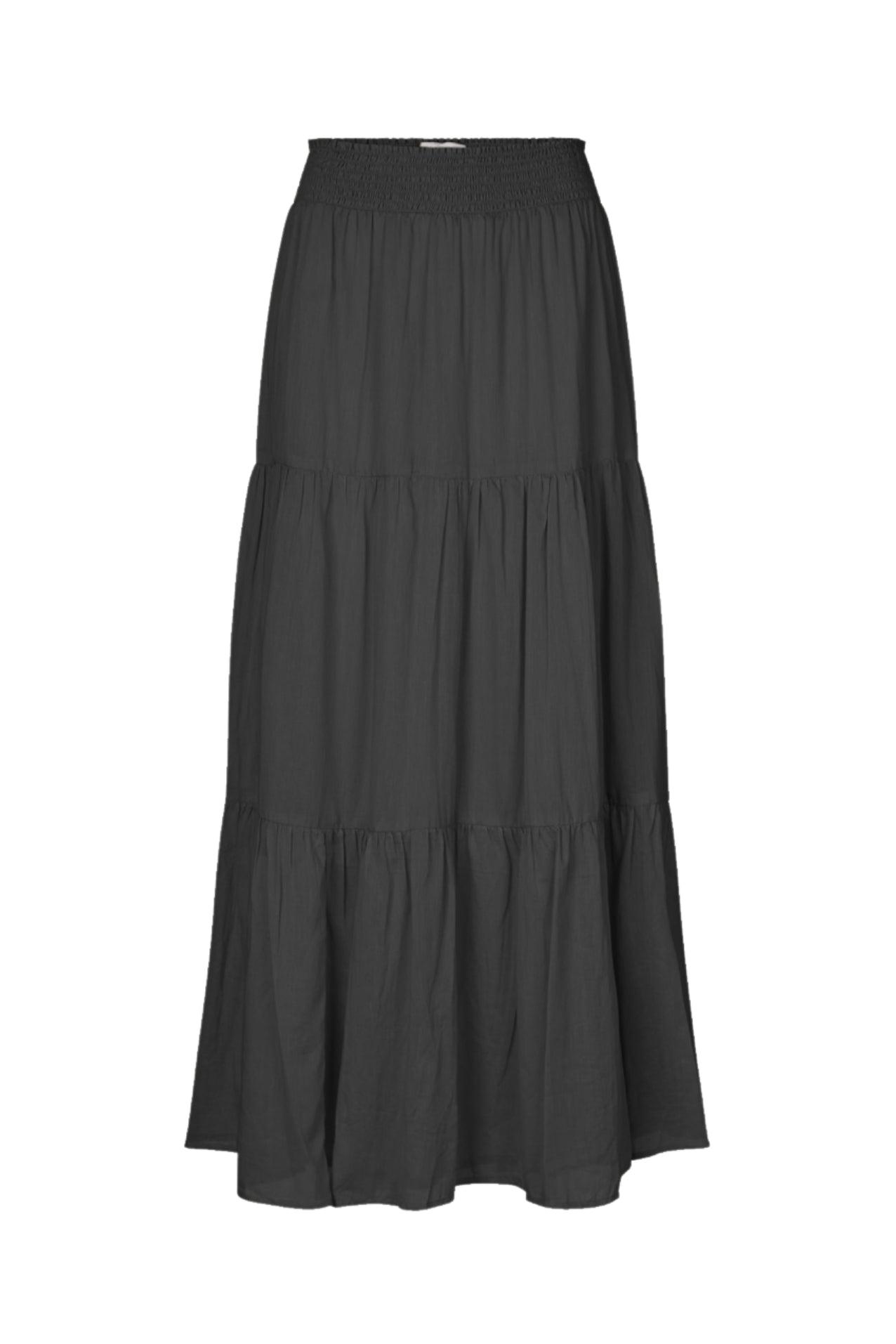 Lollys Laundry DiamondLL Maxi Nederdel Skirt Vasket sort