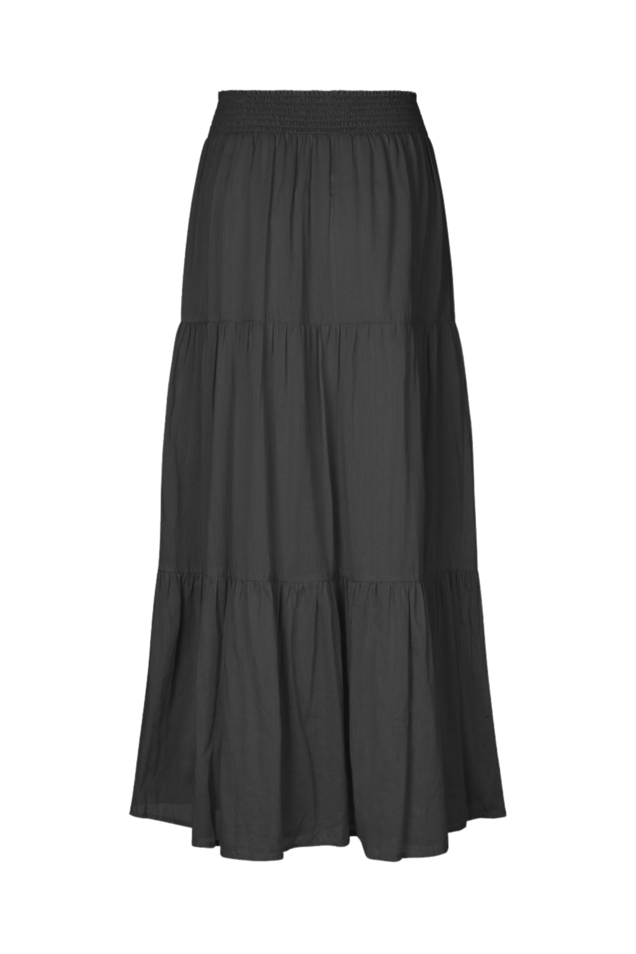 Lollys Laundry DiamondLL Maxi Nederdel Skirt Vasket sort