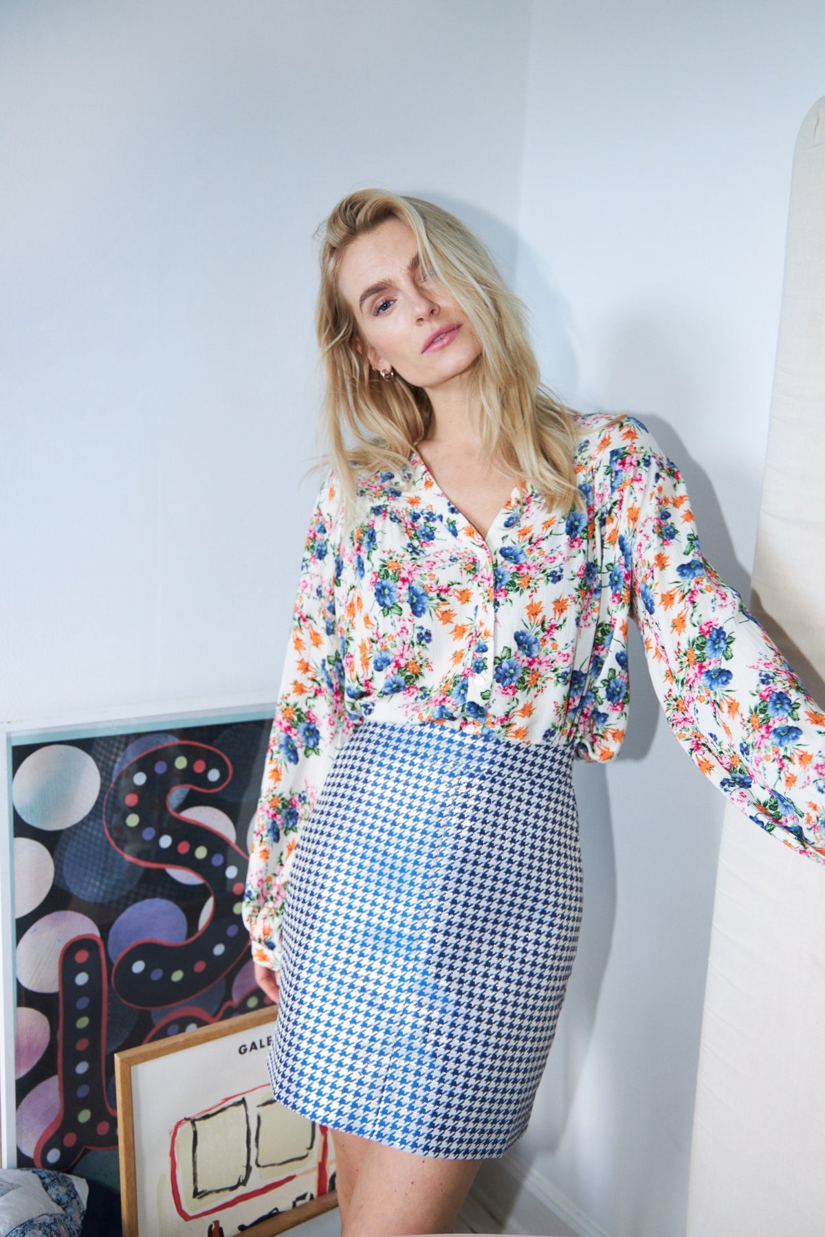 Lollys Laundry ElifLL Shirt LS Shirt Blomsterprint