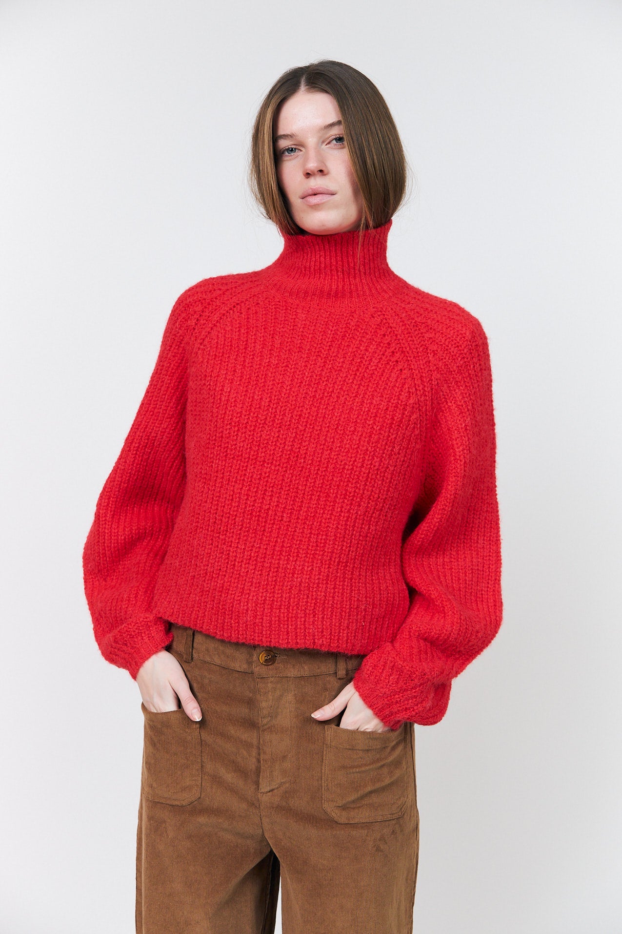 Lollys Laundry ElioLL Strik pullover Jumper Rød
