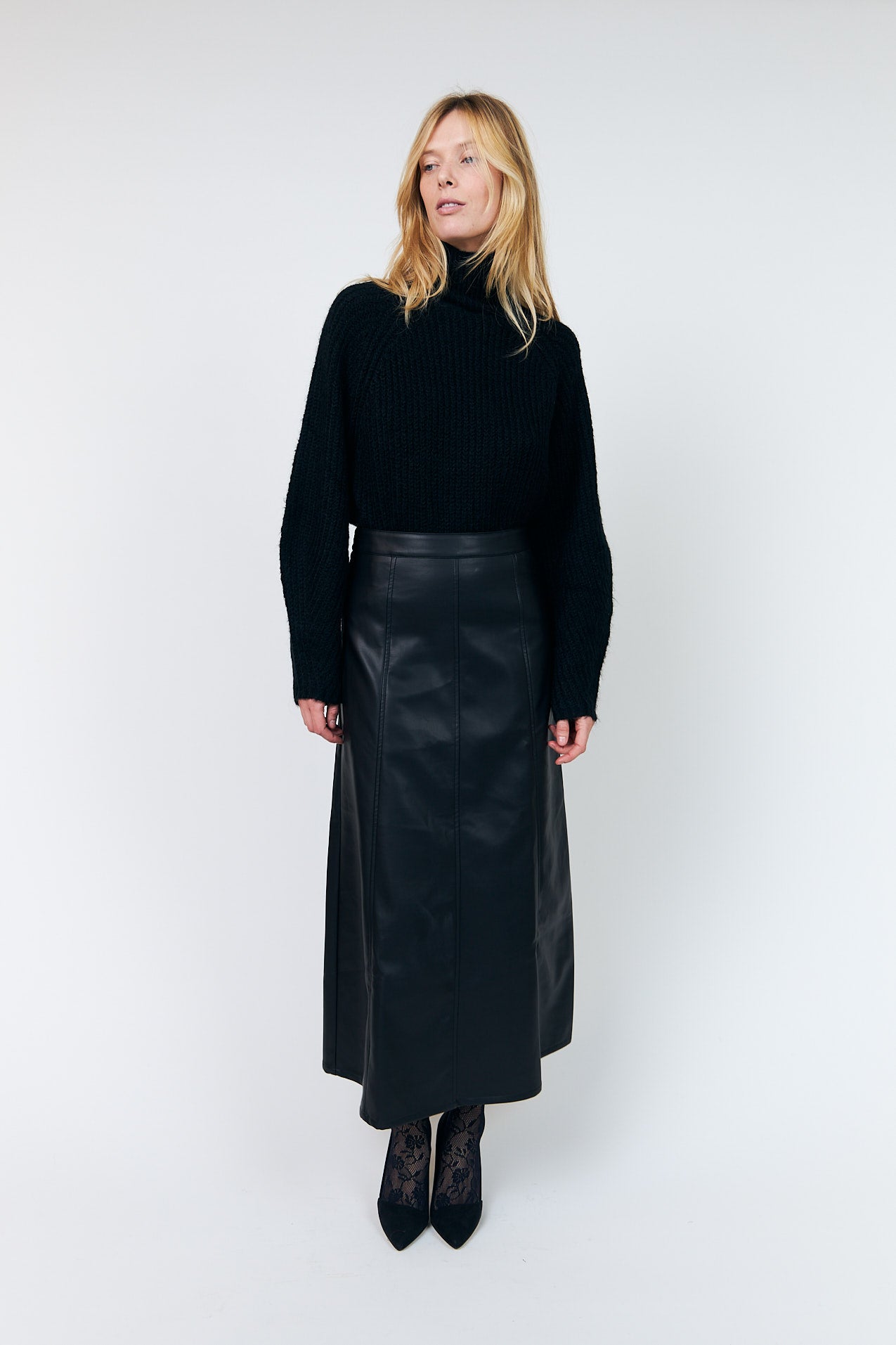 Lollys Laundry ElioLL Strik pullover Jumper Sort