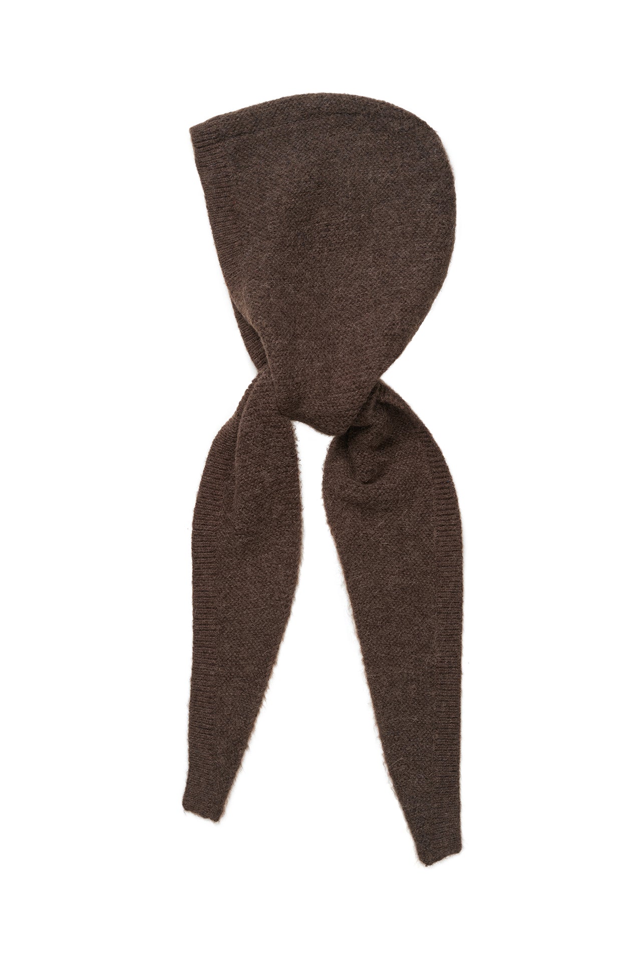 Lollys Laundry EliseLL Strik Hood Hat Mørkebrun