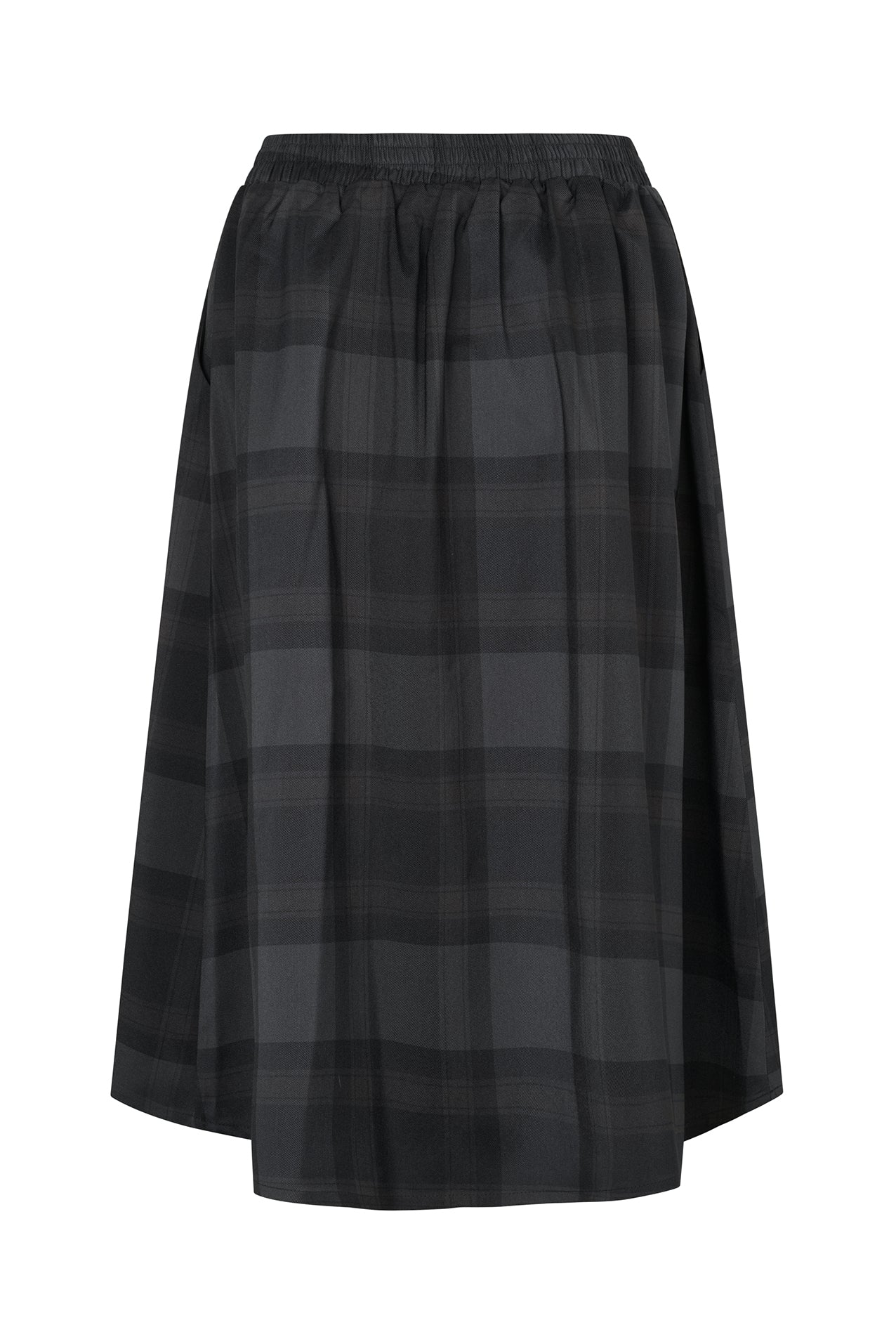 Lollys Laundry EllaLL Midi Nederdel Skirt Mørkegrå