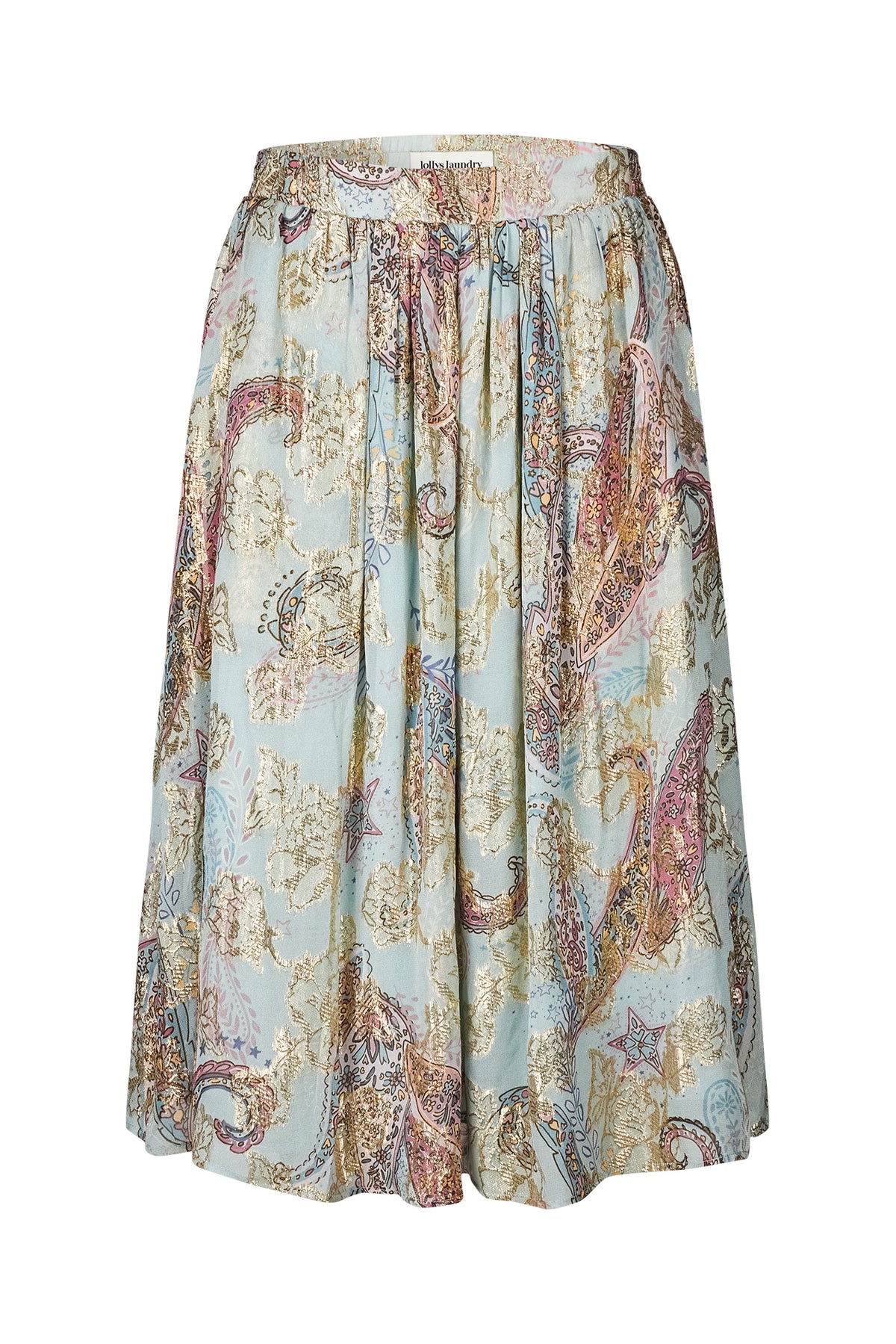 Lollys Laundry EllaLL Midi Skirt Skirt Lyseblå
