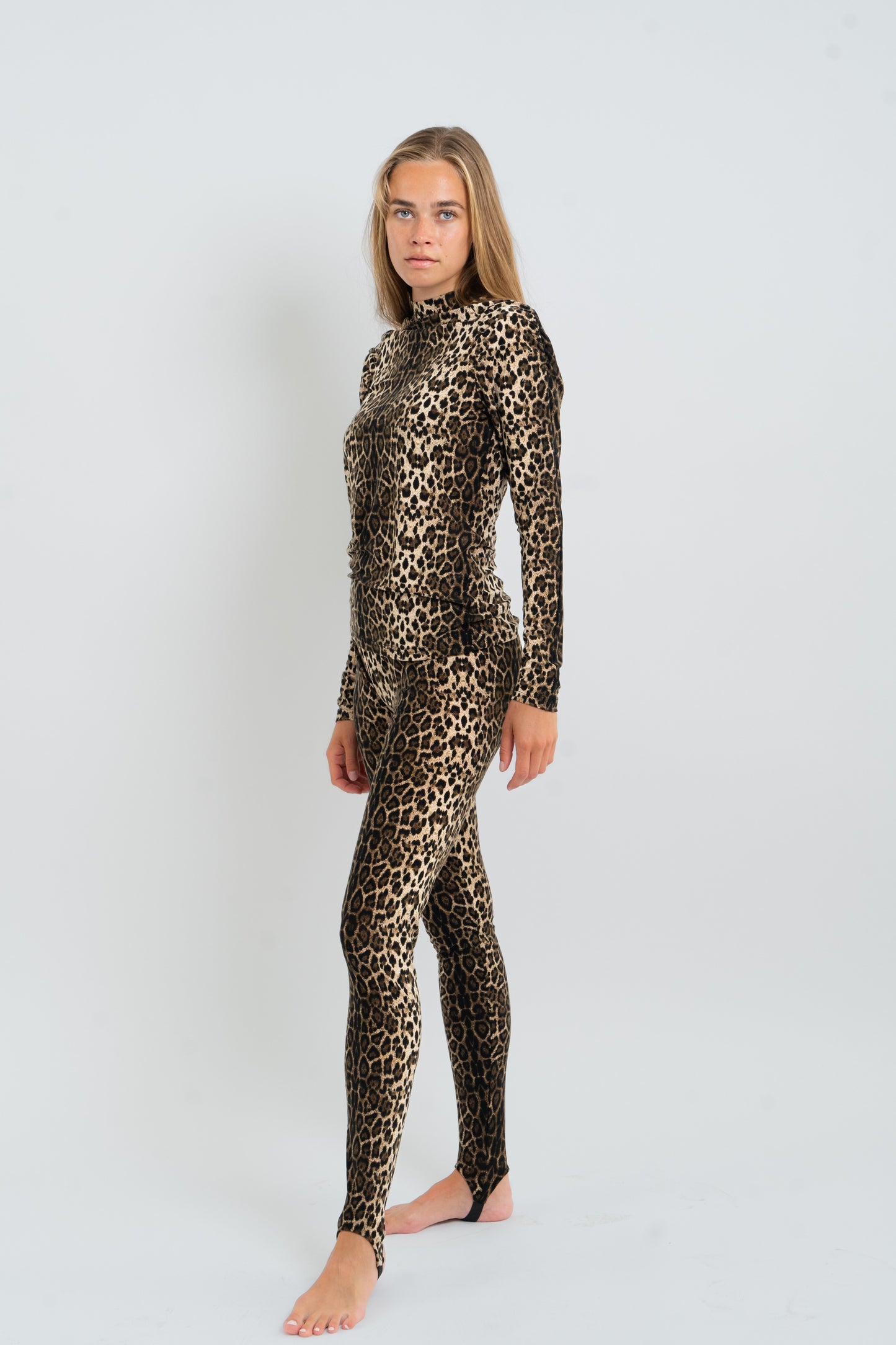 Lollys Laundry Ellen Blouse Shirt 72 Leopard Print
