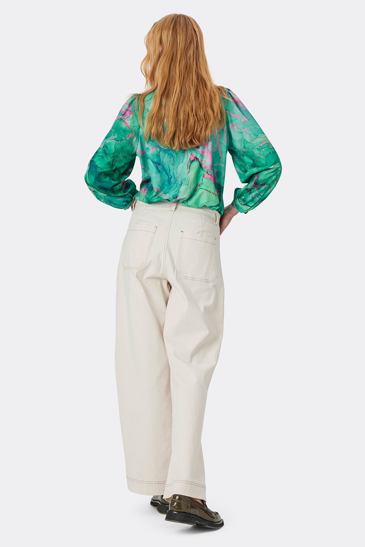 Lollys Laundry EllieLL Shirt LS Shirt Grøn