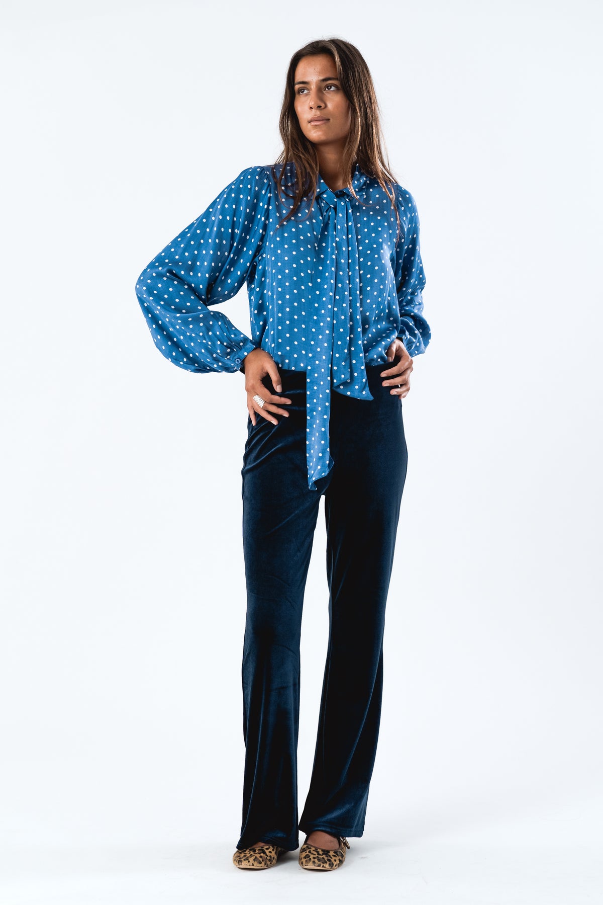 Lollys Laundry EllieLL Shirt LS Shirt Dot print