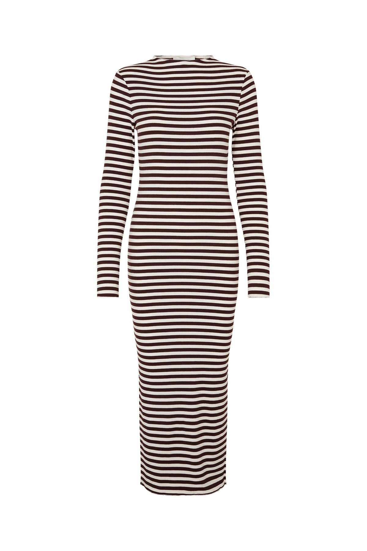Lollys Laundry EmeraldLL Maxi Dress LS Dress Chokoladebrun