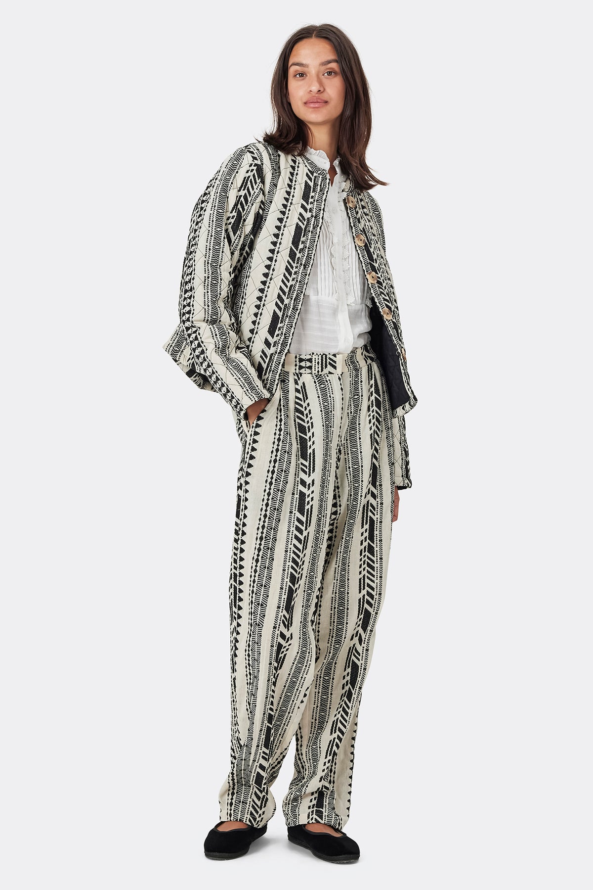 Lollys Laundry EmiliaLL Jacket LS Jacket Creme