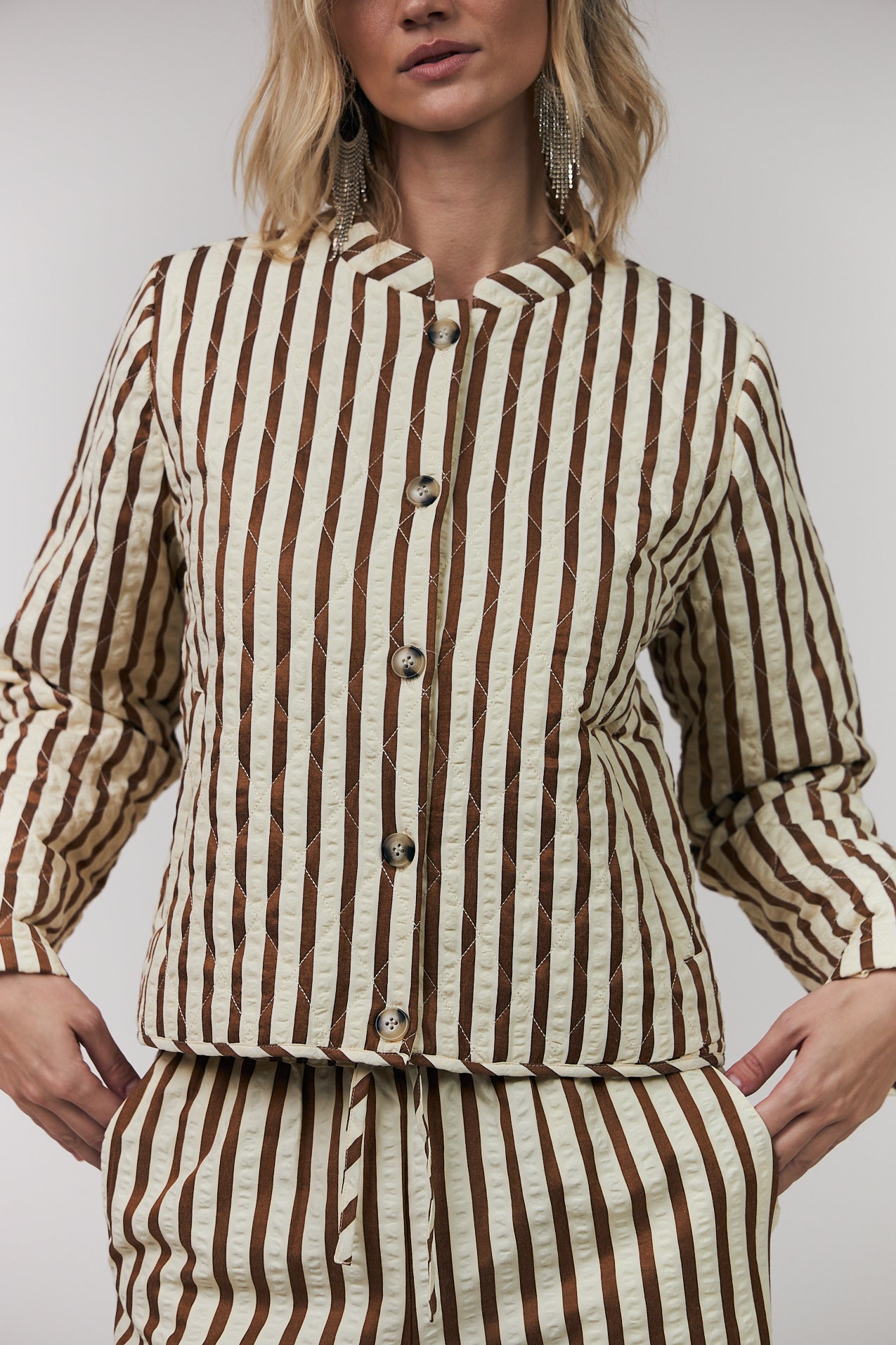 Lollys Laundry EmiliaLL Jakke Jacket 87 Dark Mokka