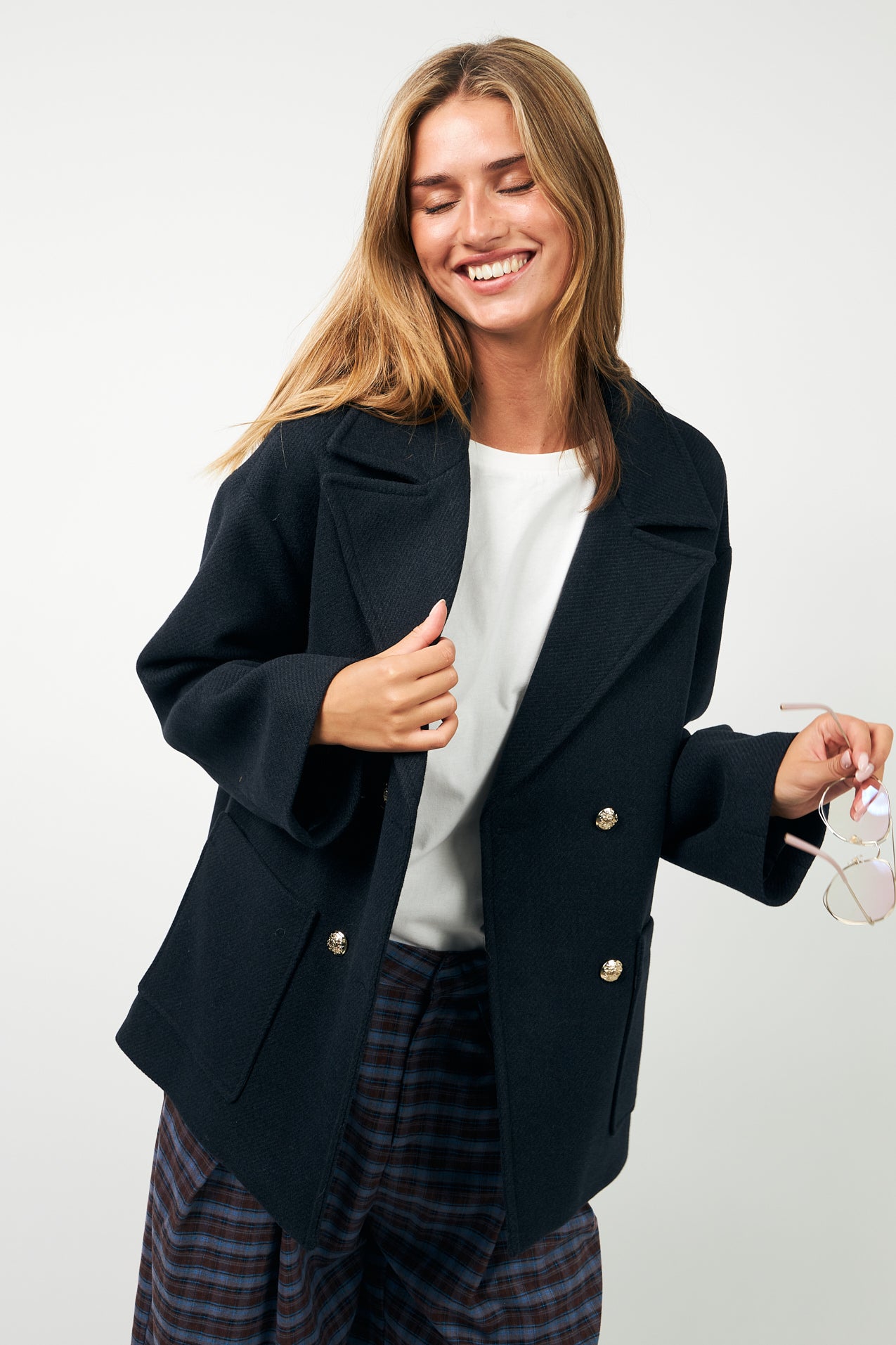 EstherLL Jakke - Dark Navy