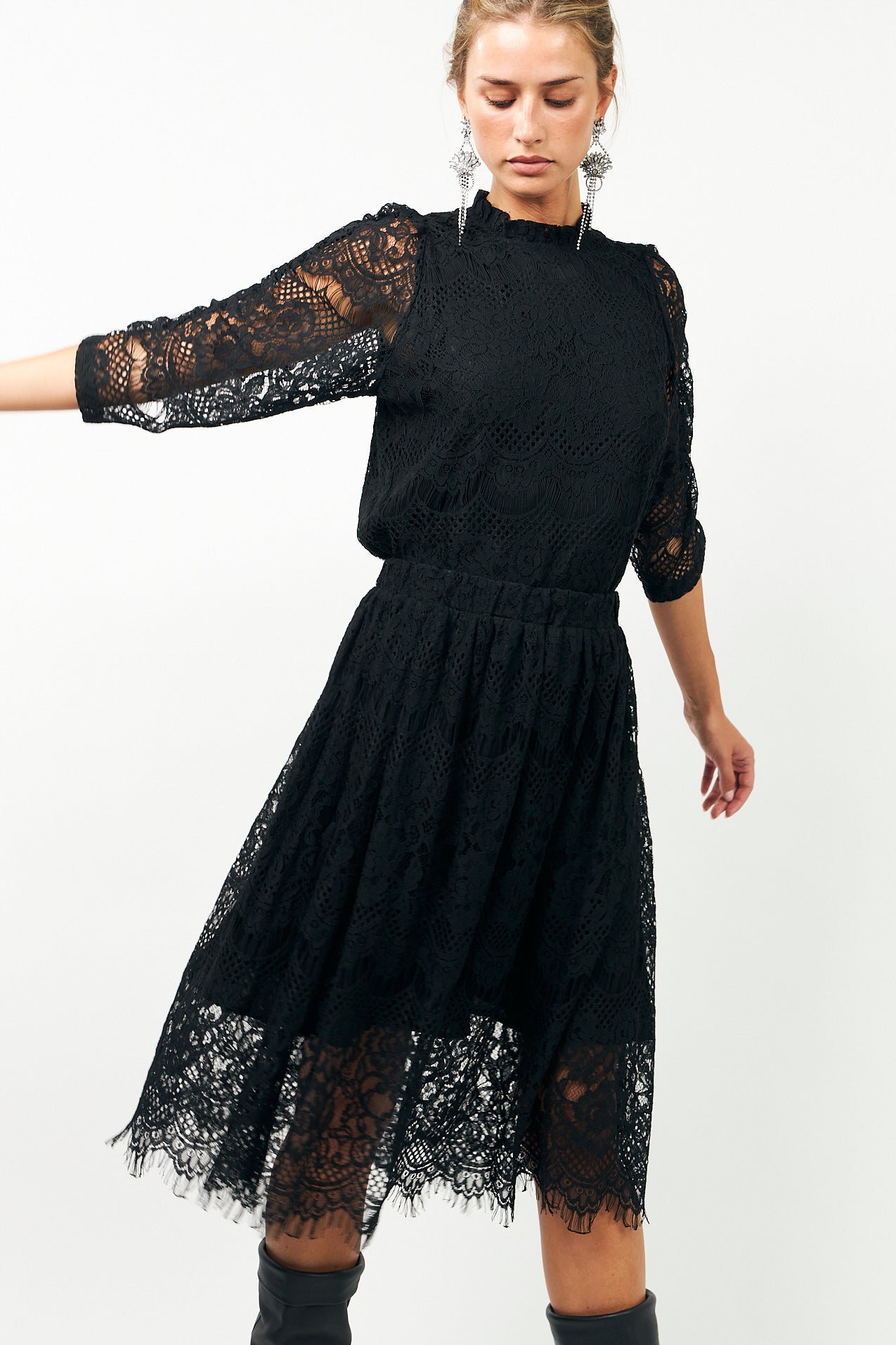 EverLL kort nederdel - Black