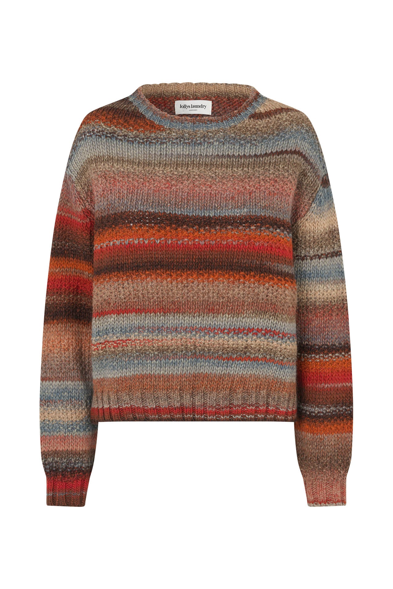 Lollys Laundry FairhavenLL Strikpullover Jumper Rustbrun