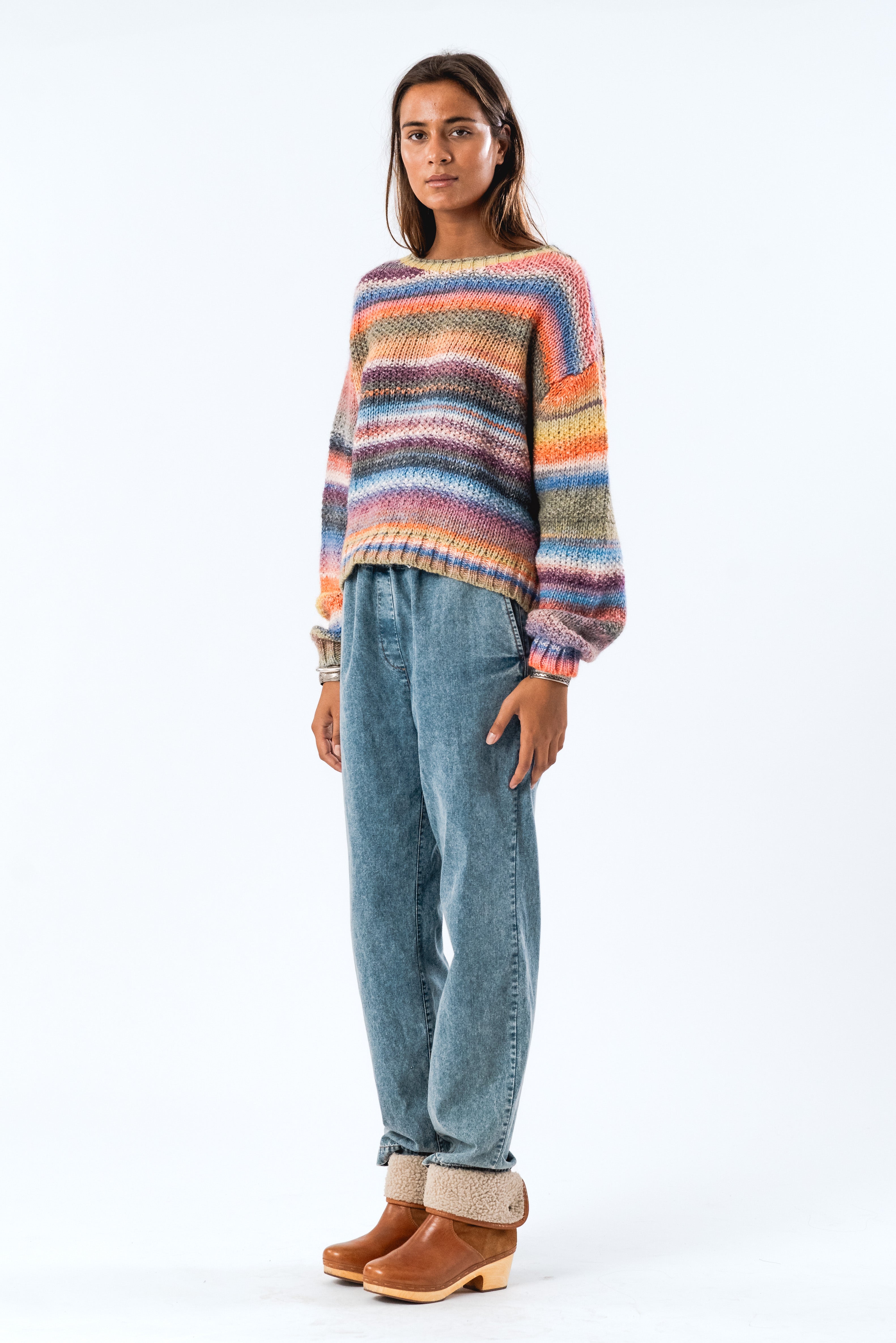 FairhavenLL Strikpullover - Multi