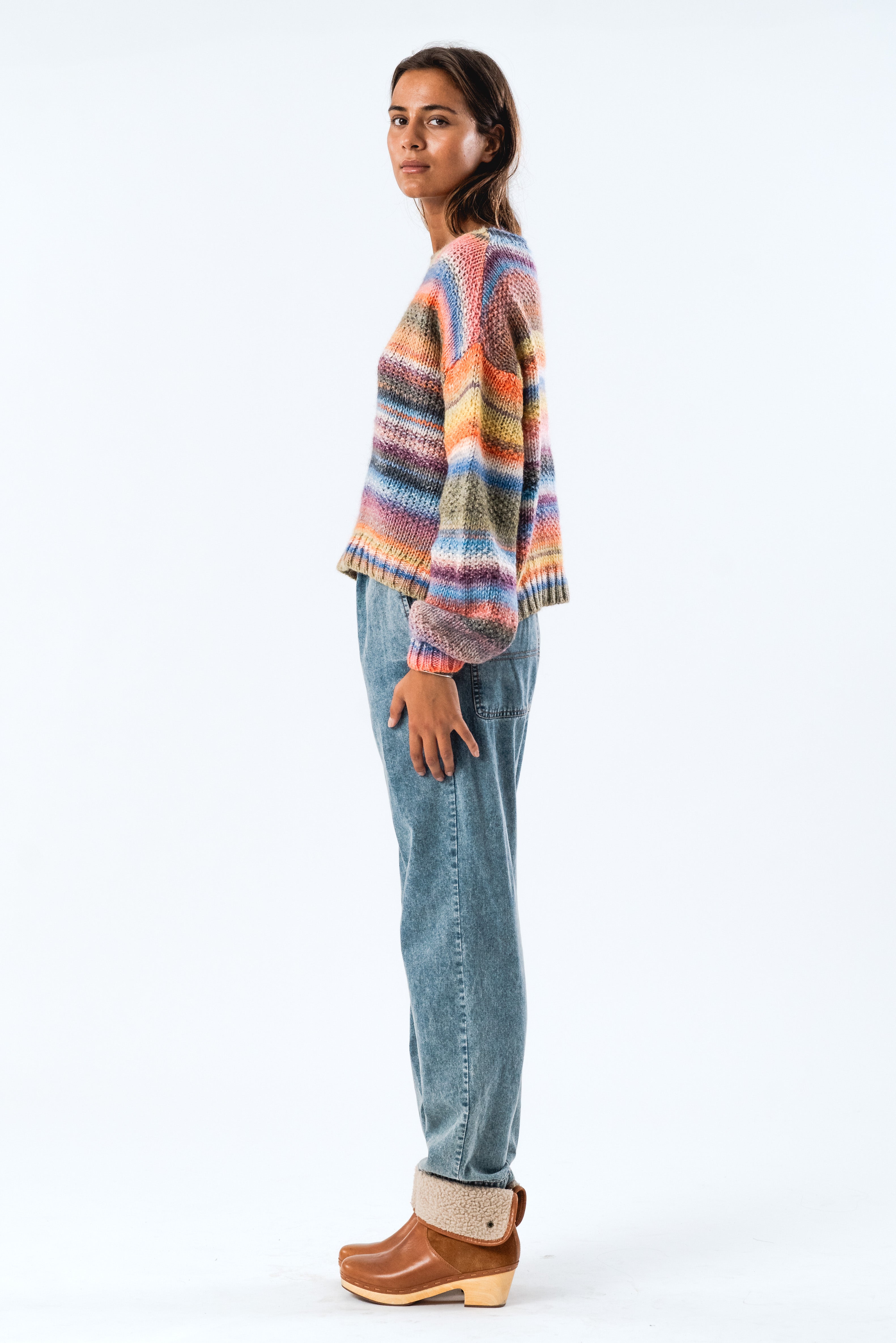 FairhavenLL Strikpullover - Multi