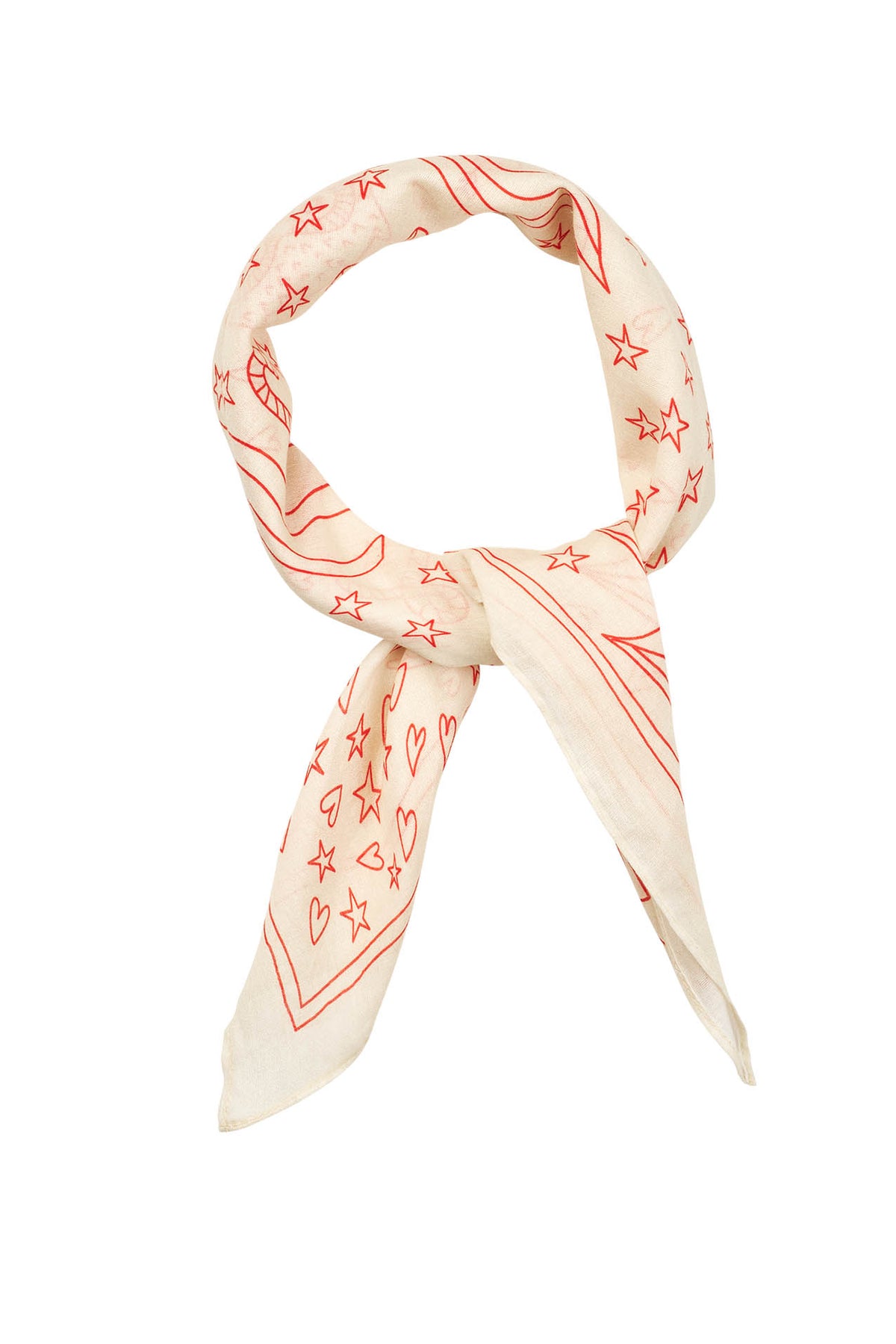 Lollys Laundry FairyTaleLL Tørklæde Scarf Rød