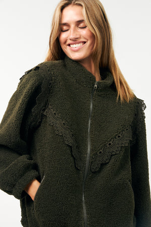 Lollys Laundry FalLL Jakke Outerwear 42 Dark Green